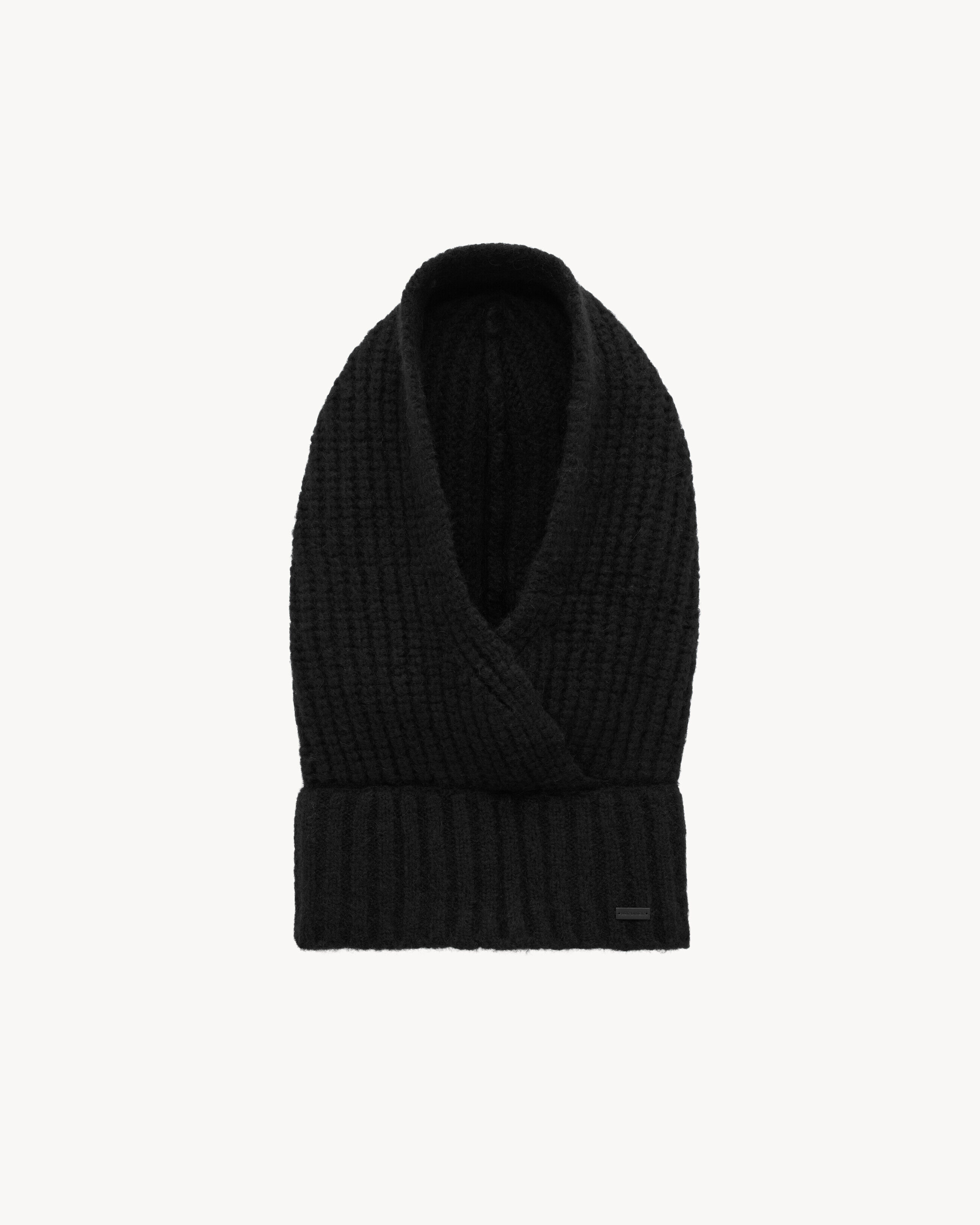Saint Laurent Hood In Knit - Black - Men