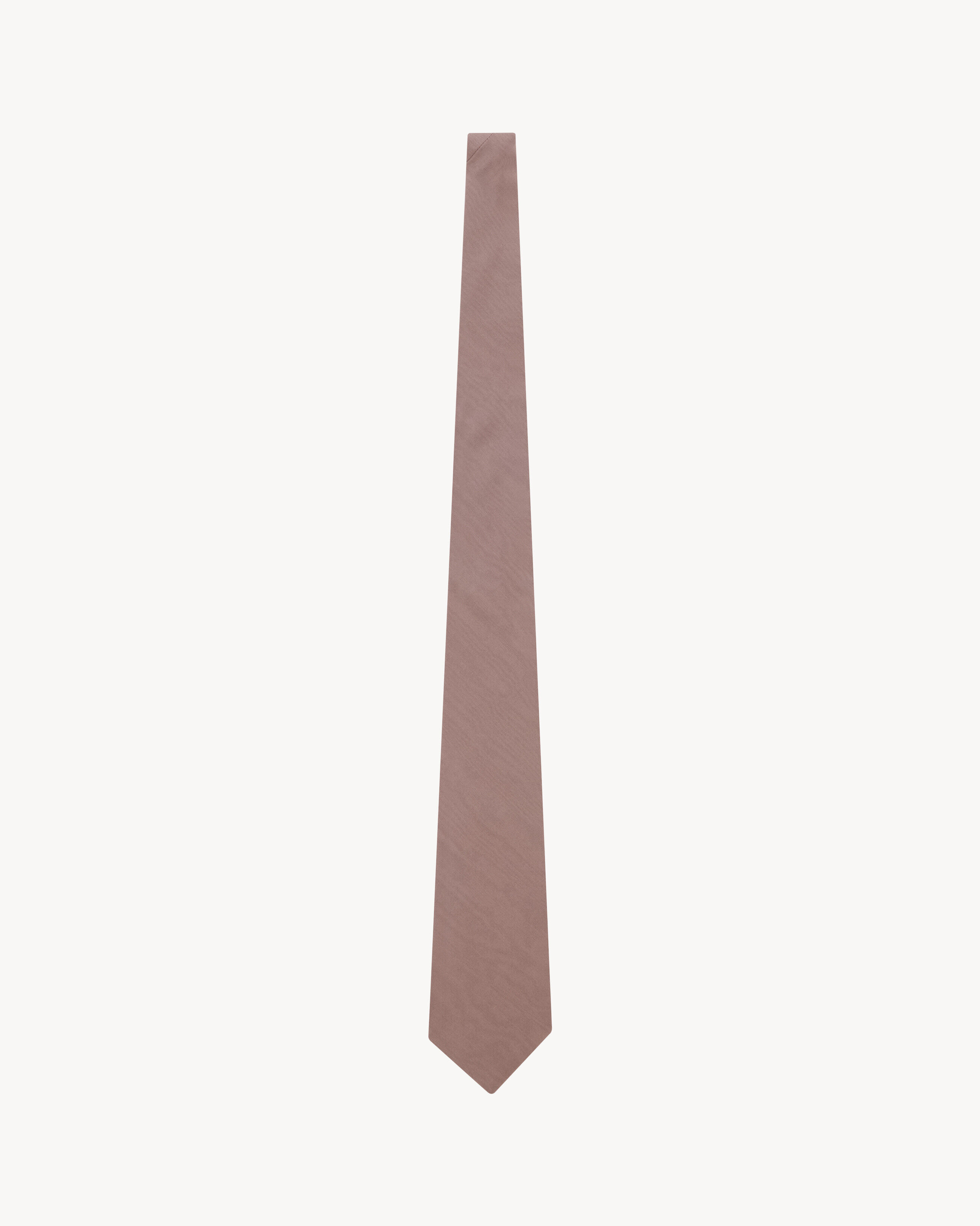 Saint Laurent - Corbata Ancha De Grosgrén De Seda - Ámbar - Hombre - L