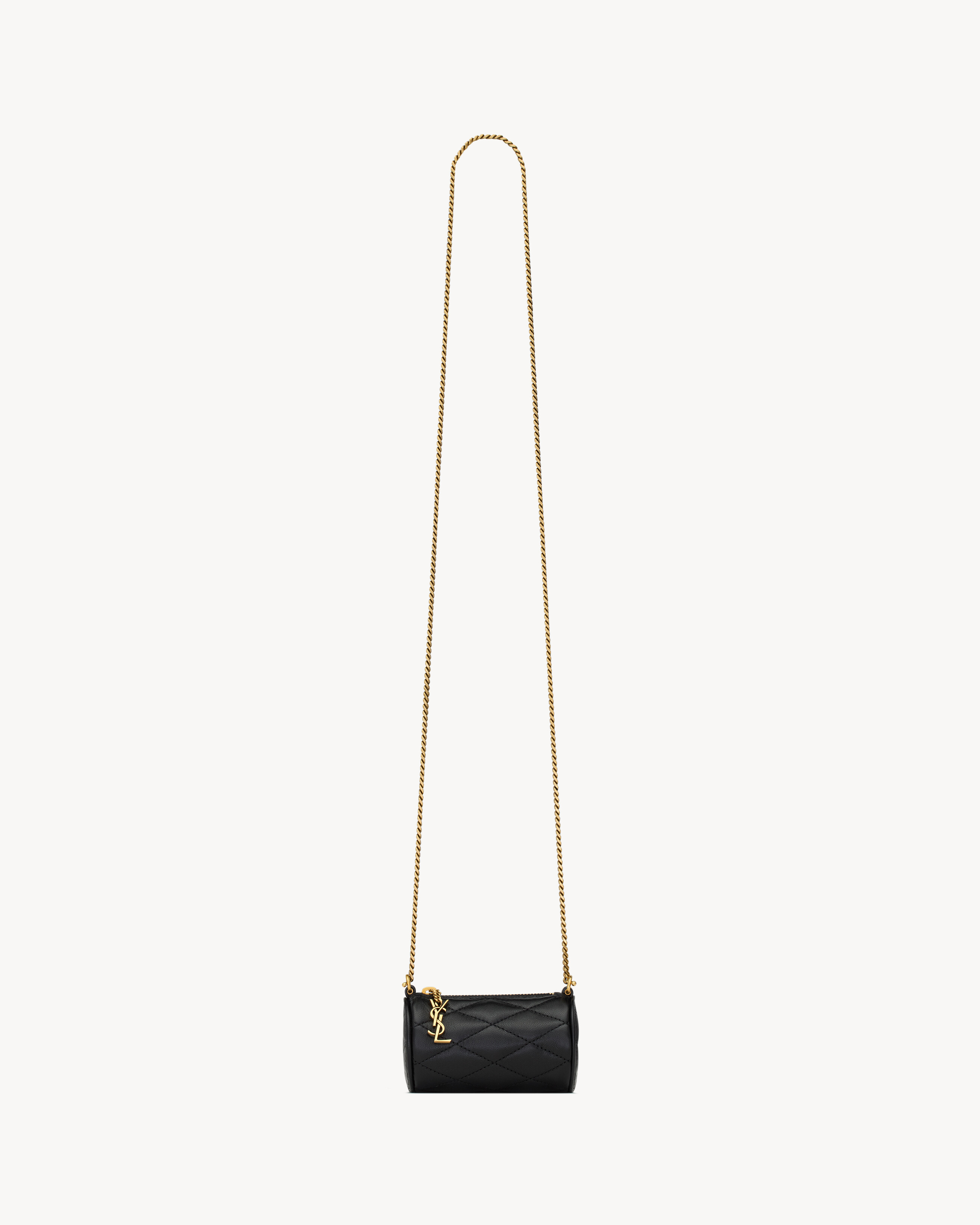 Saint Laurent Micro Sade Tube In Lambskin - Black - Women