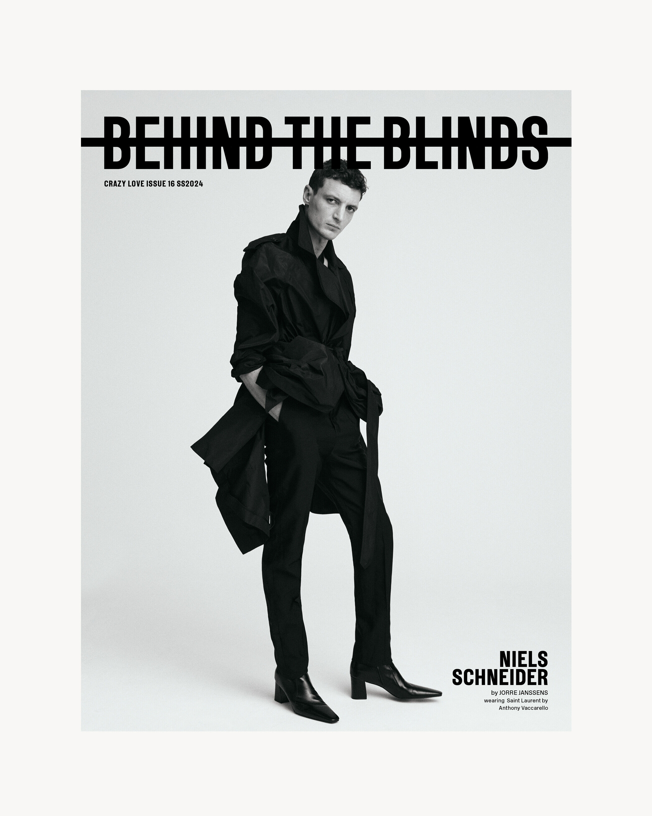 Rive Droite Behind The Blinds Magazine - Black