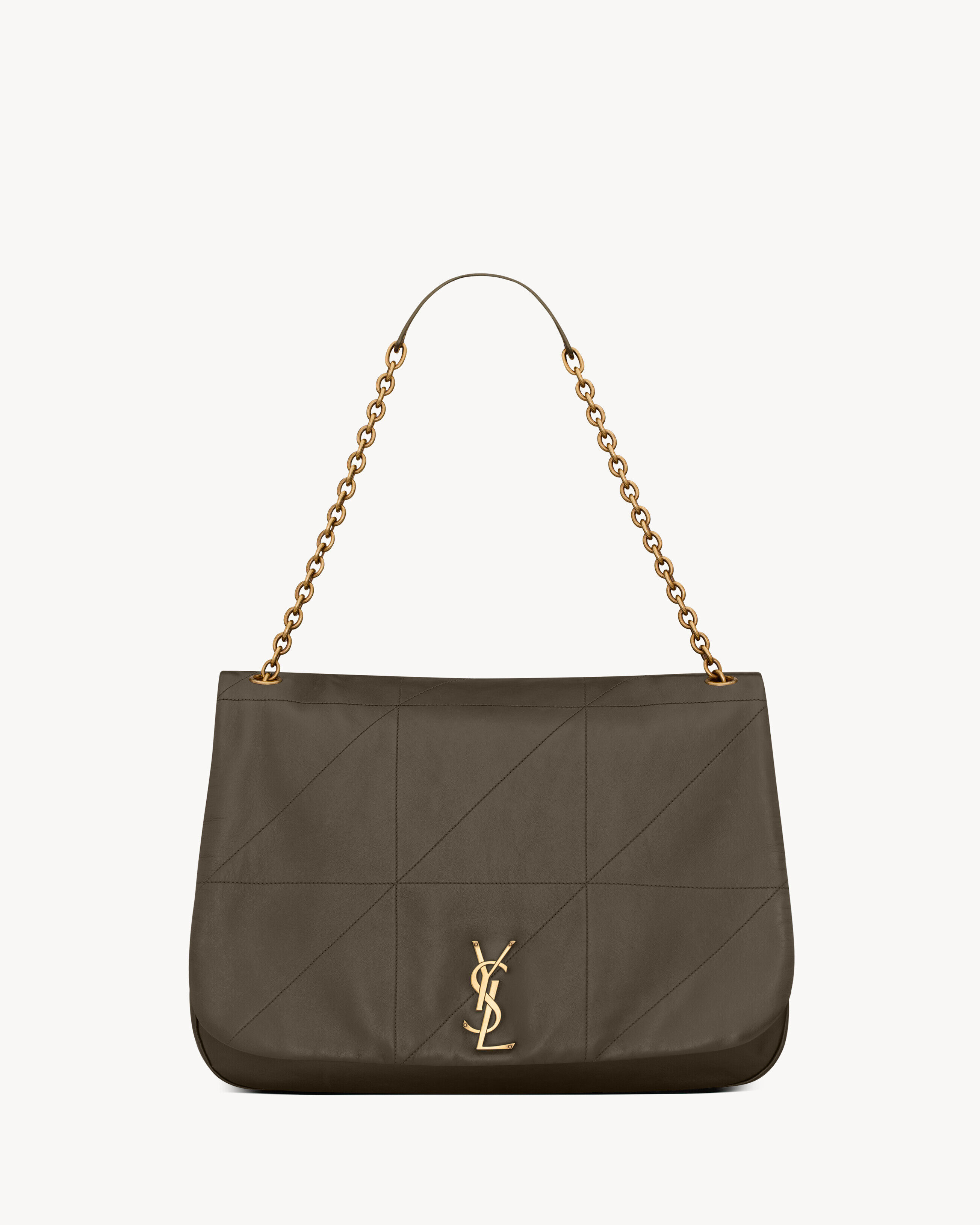 Saint Laurent Large Jamie 4.3 In Lambskin - Green - Women