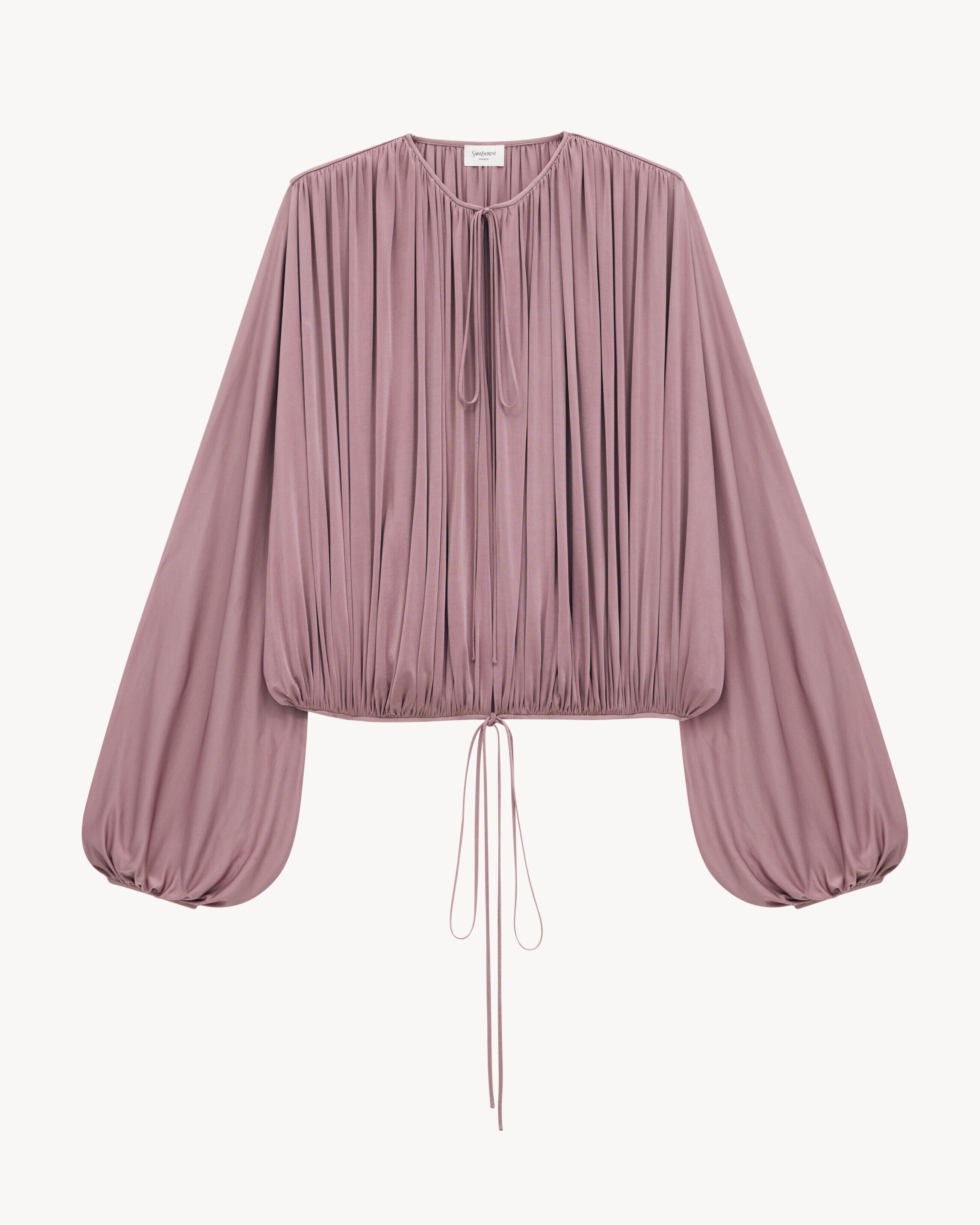 Saint Laurent Blouse In Knit - Pink - Women - 36