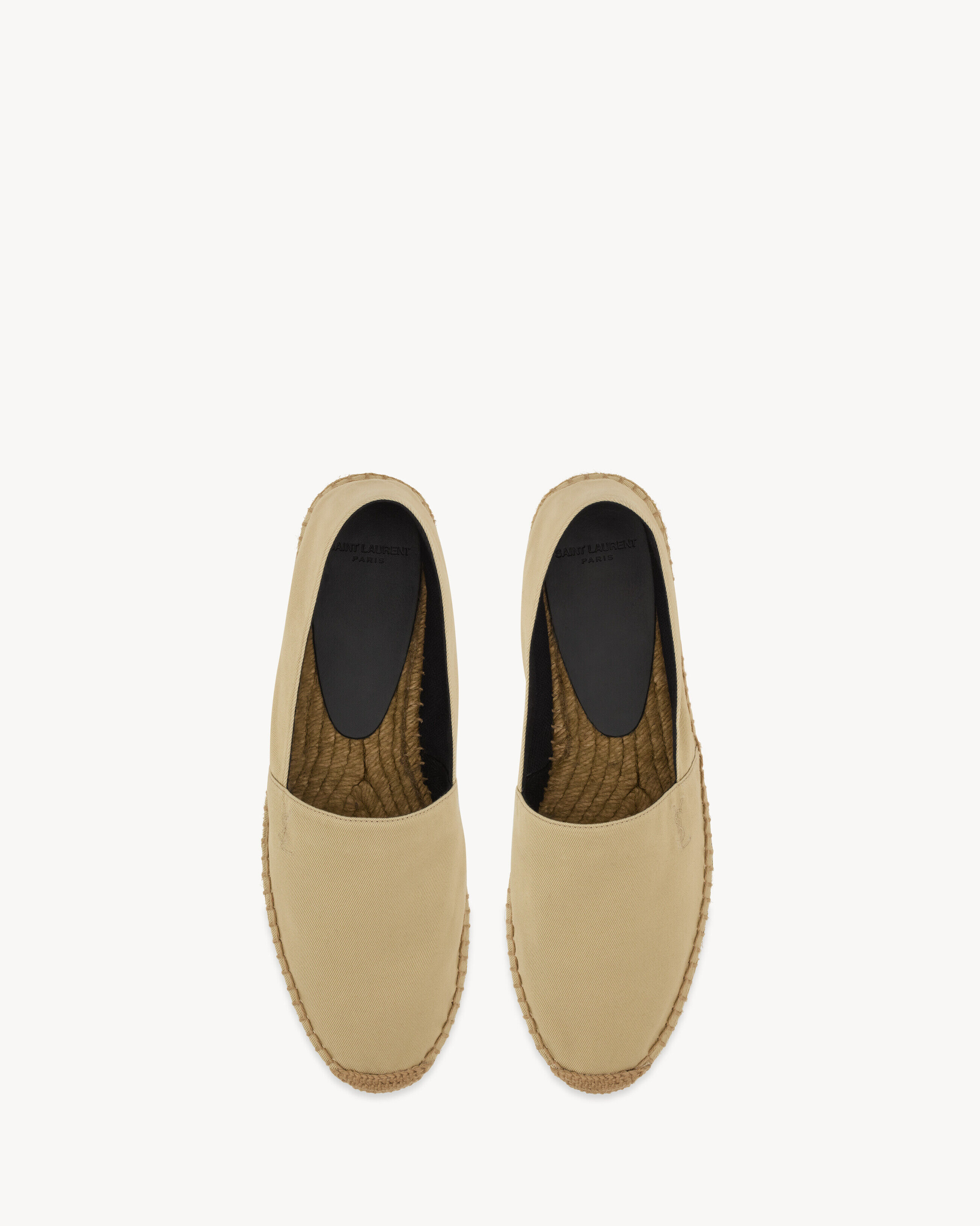 Saint Laurent Espadrilles In Cotton Gabardine - Beige - Women - 41.5