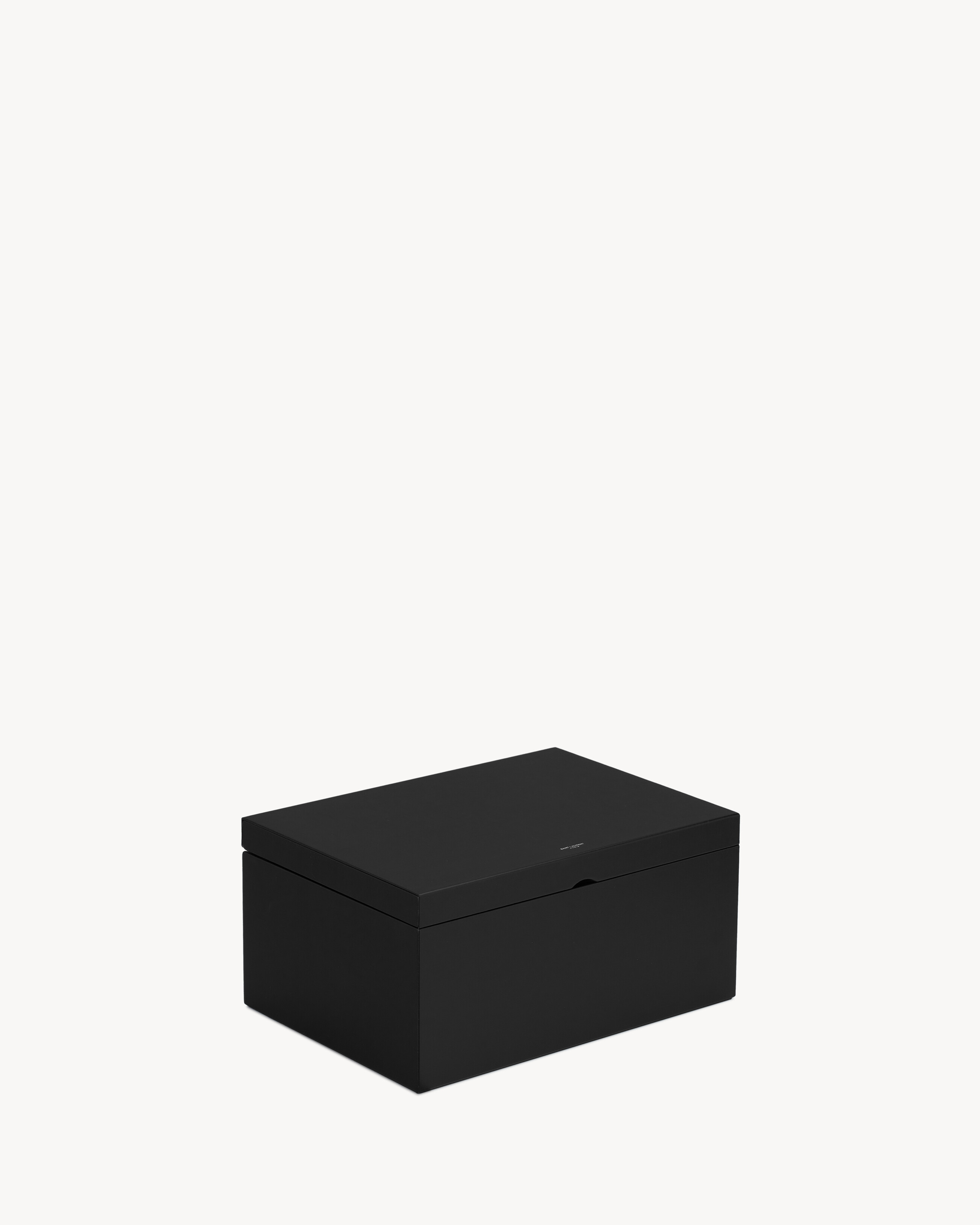 Rive Droite Box In Smooth Leather - Black
