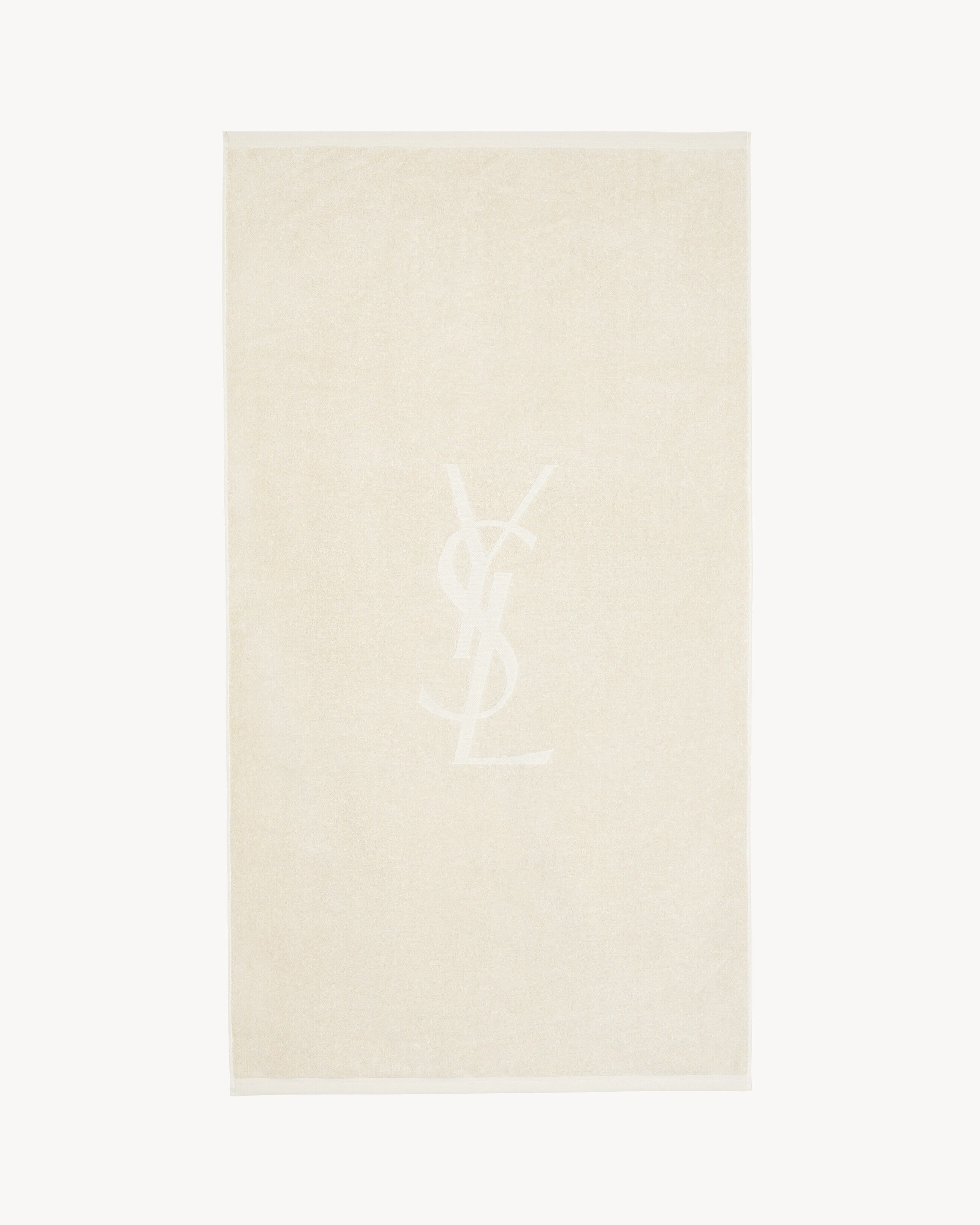 Saint Laurent Cassandre Towel - Beige