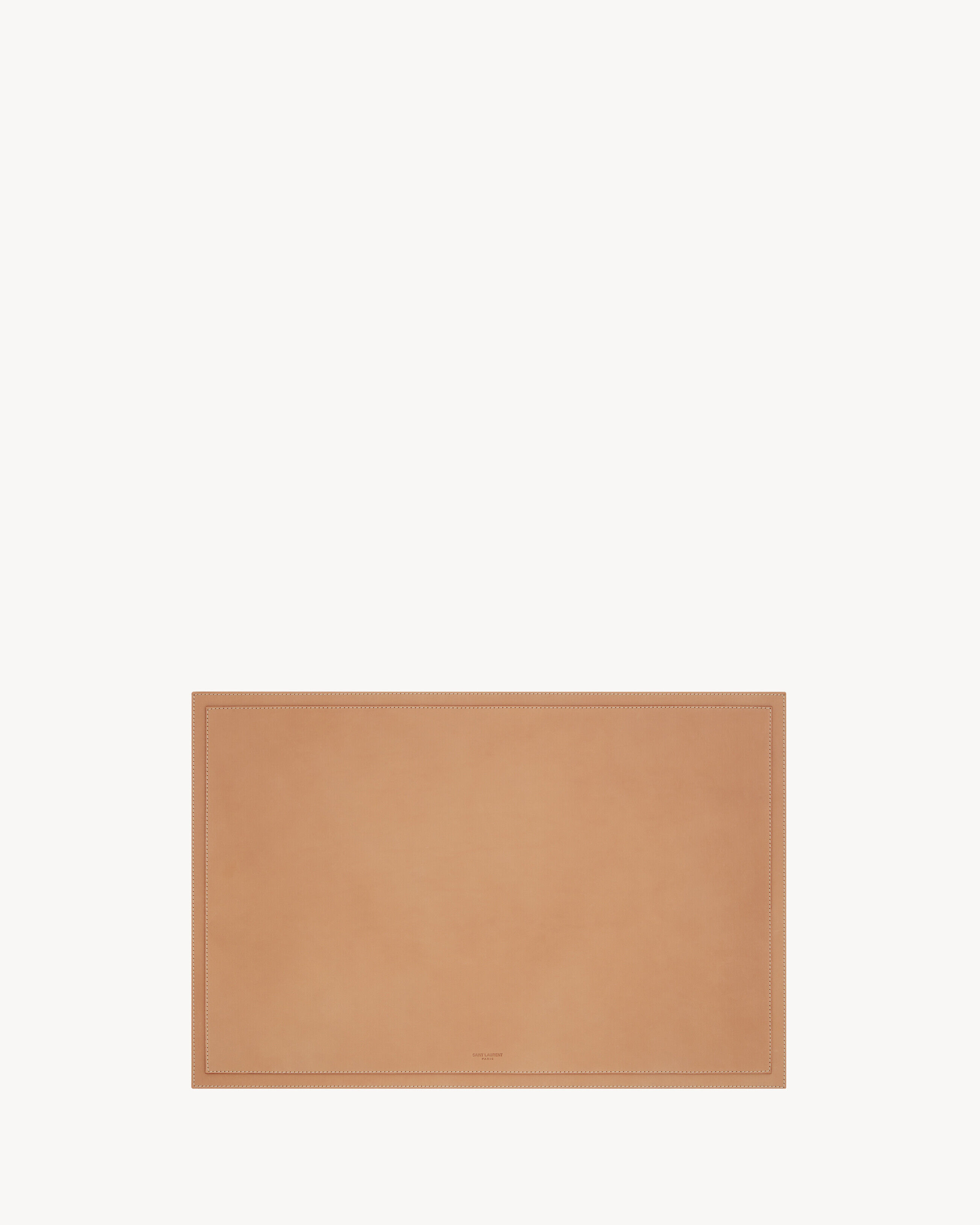 Rive Droite Desk Pad In Leather - Amber