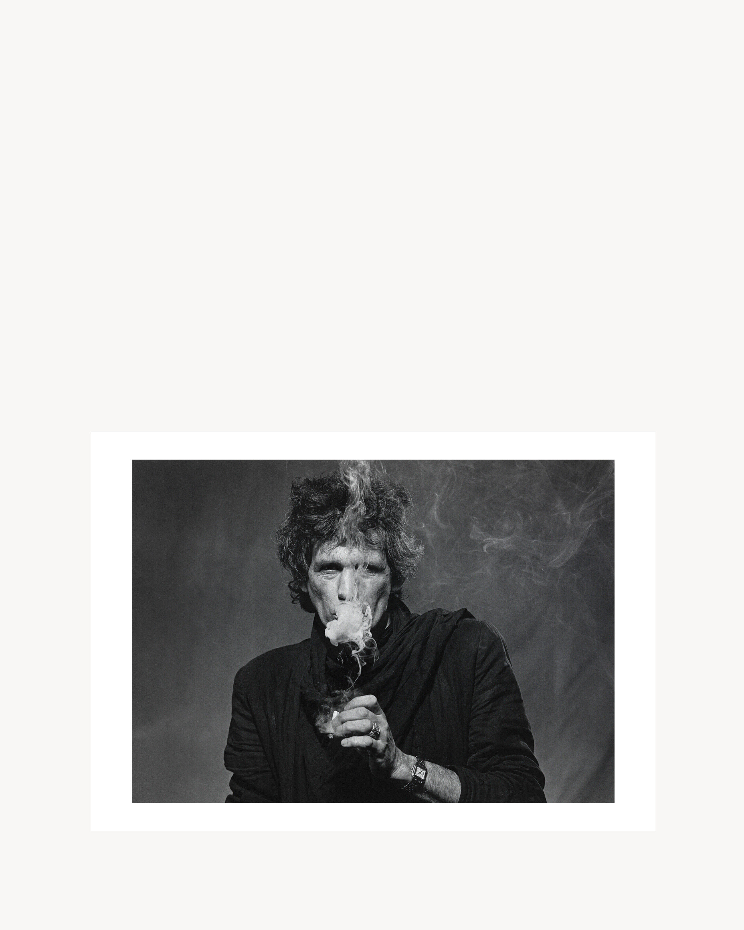 Rive Droite Keith Richards Smoking - Black