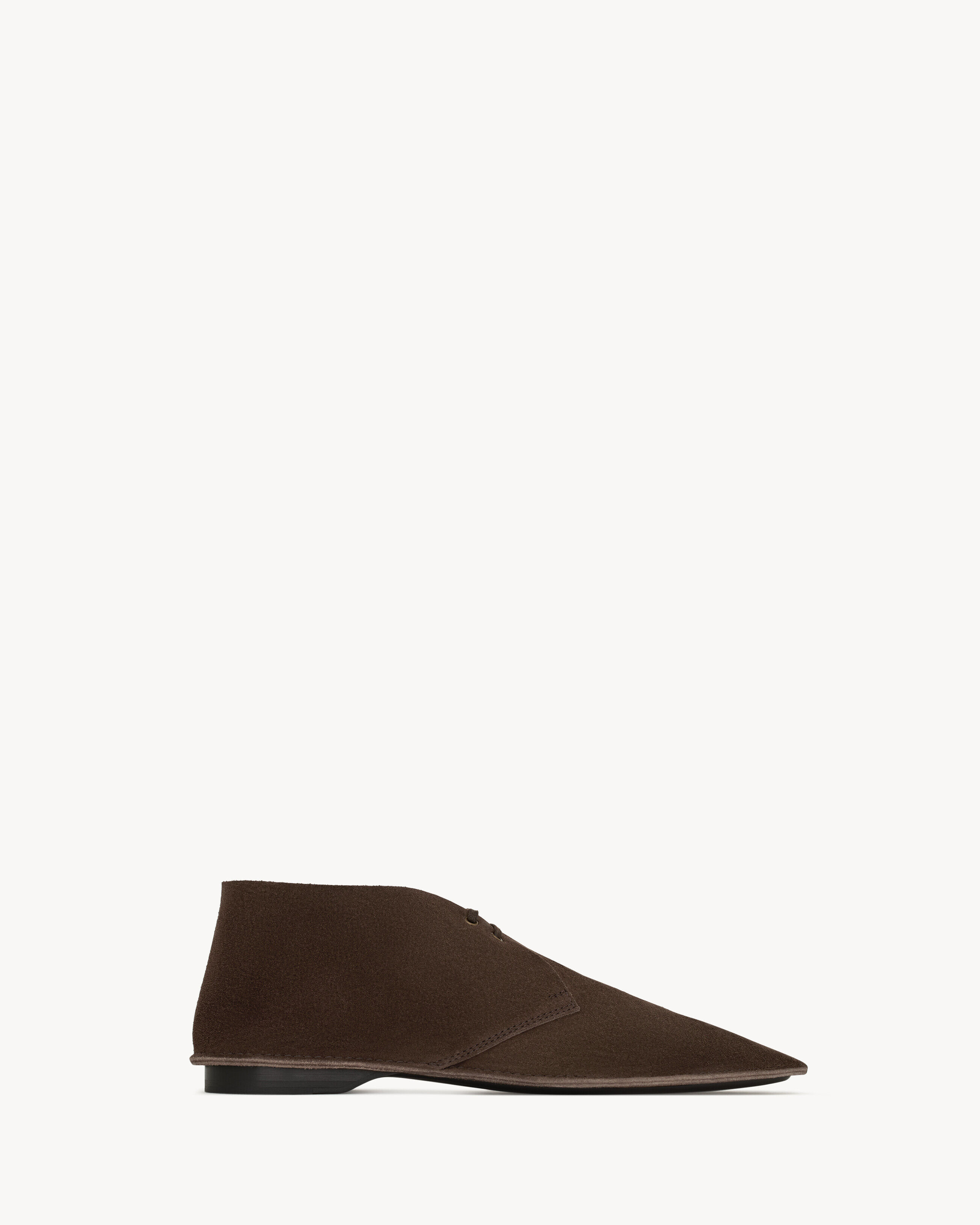 Saint Laurent Valentin Boots In Suede - Amber - Men - 9