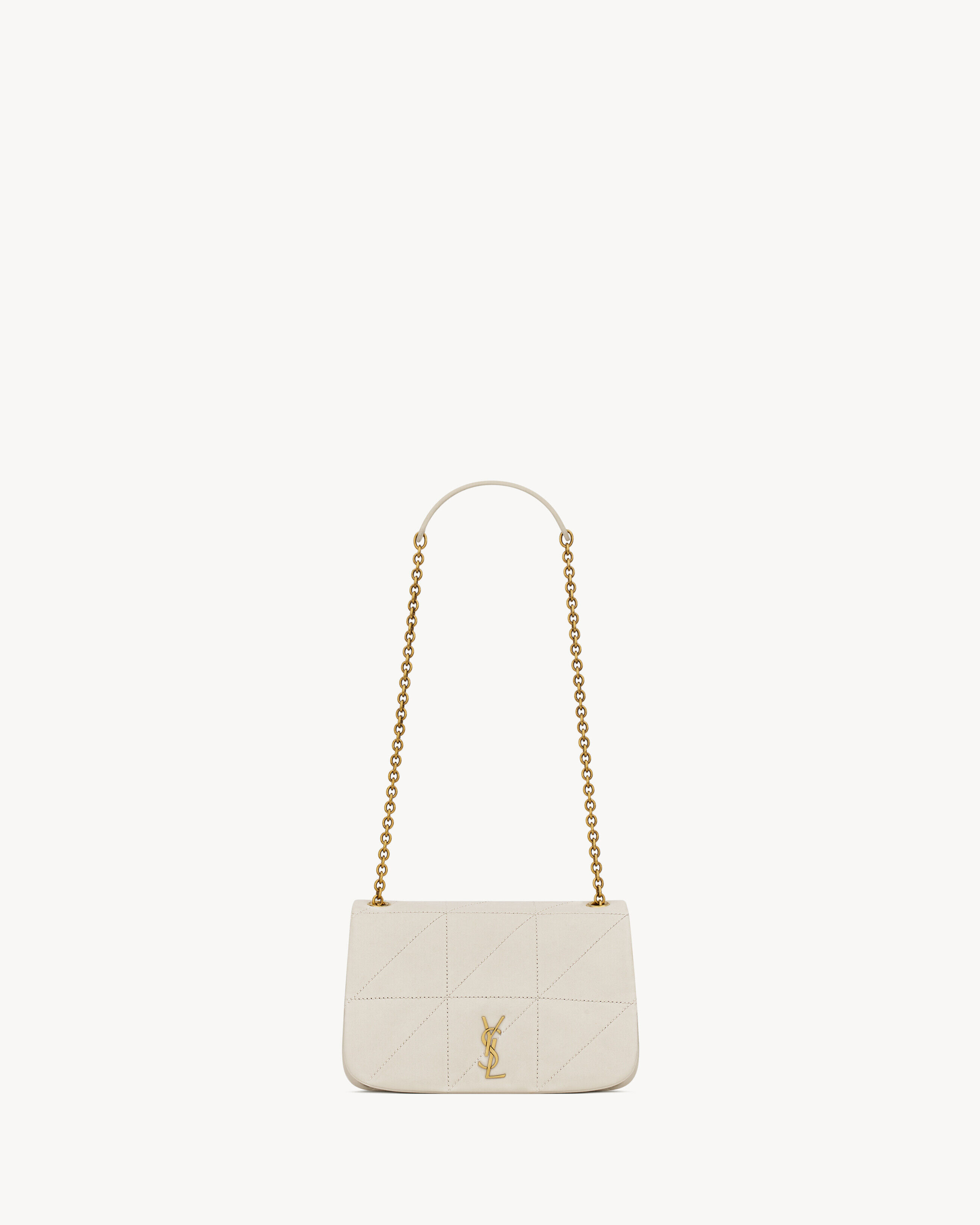 Saint Laurent Jamie 4.3 Mini In Lambskin - White - Women