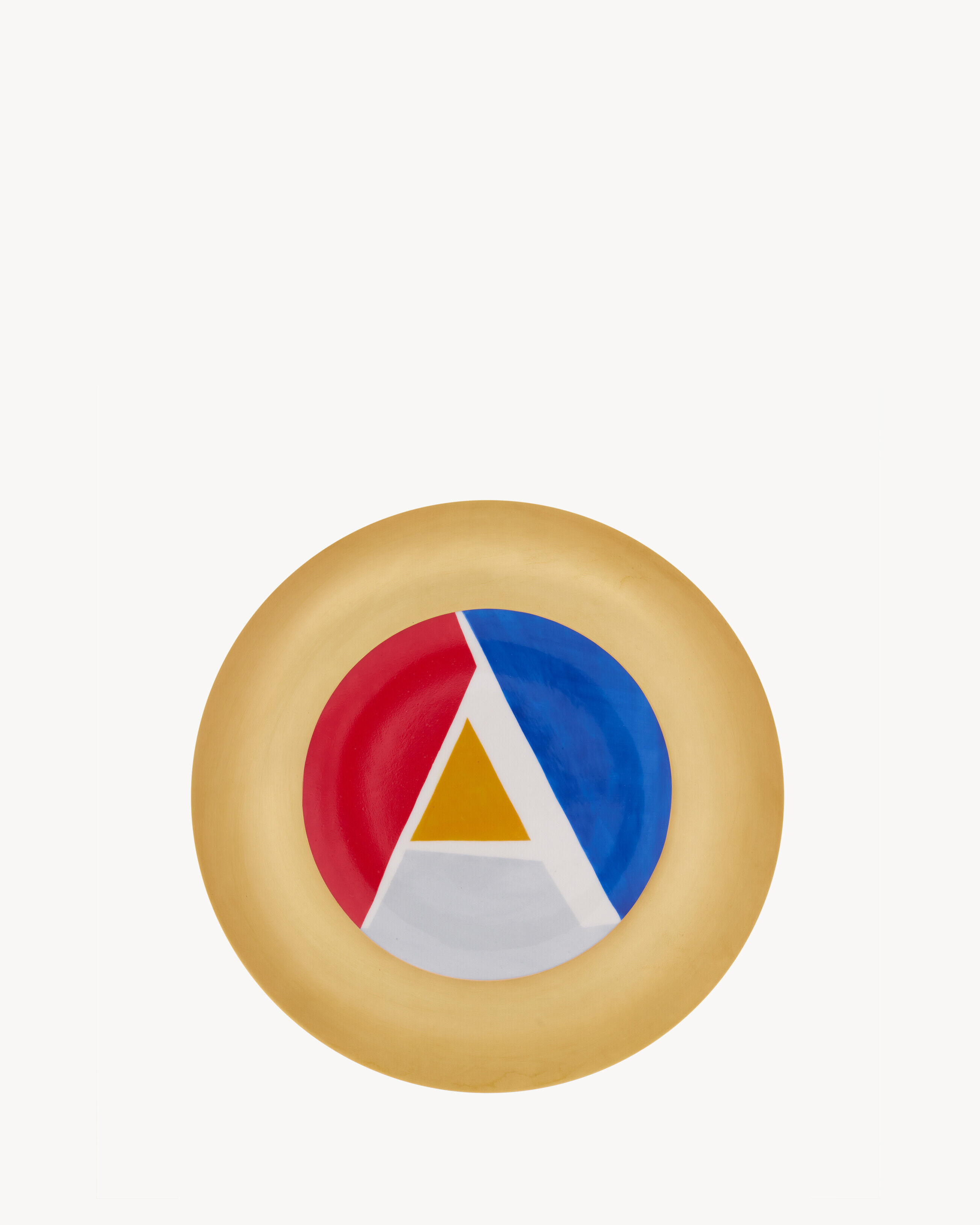 Rive Droite Ginori 1735 Gio Ponti Plate In Porcelain - Yellow