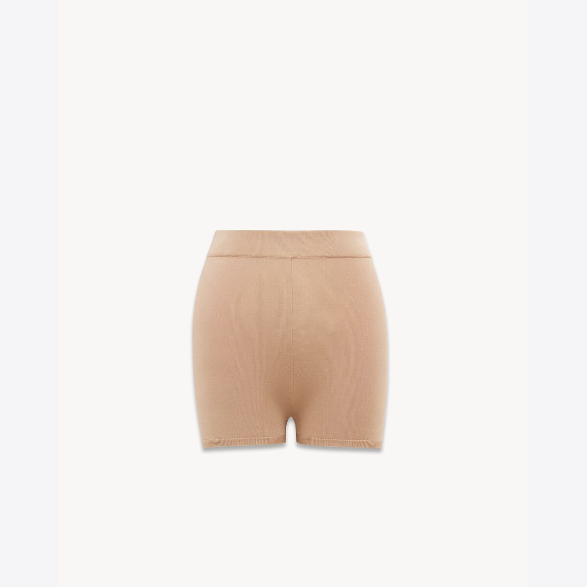 Saint Laurent Knitted Shorts - Beige - Women - XS