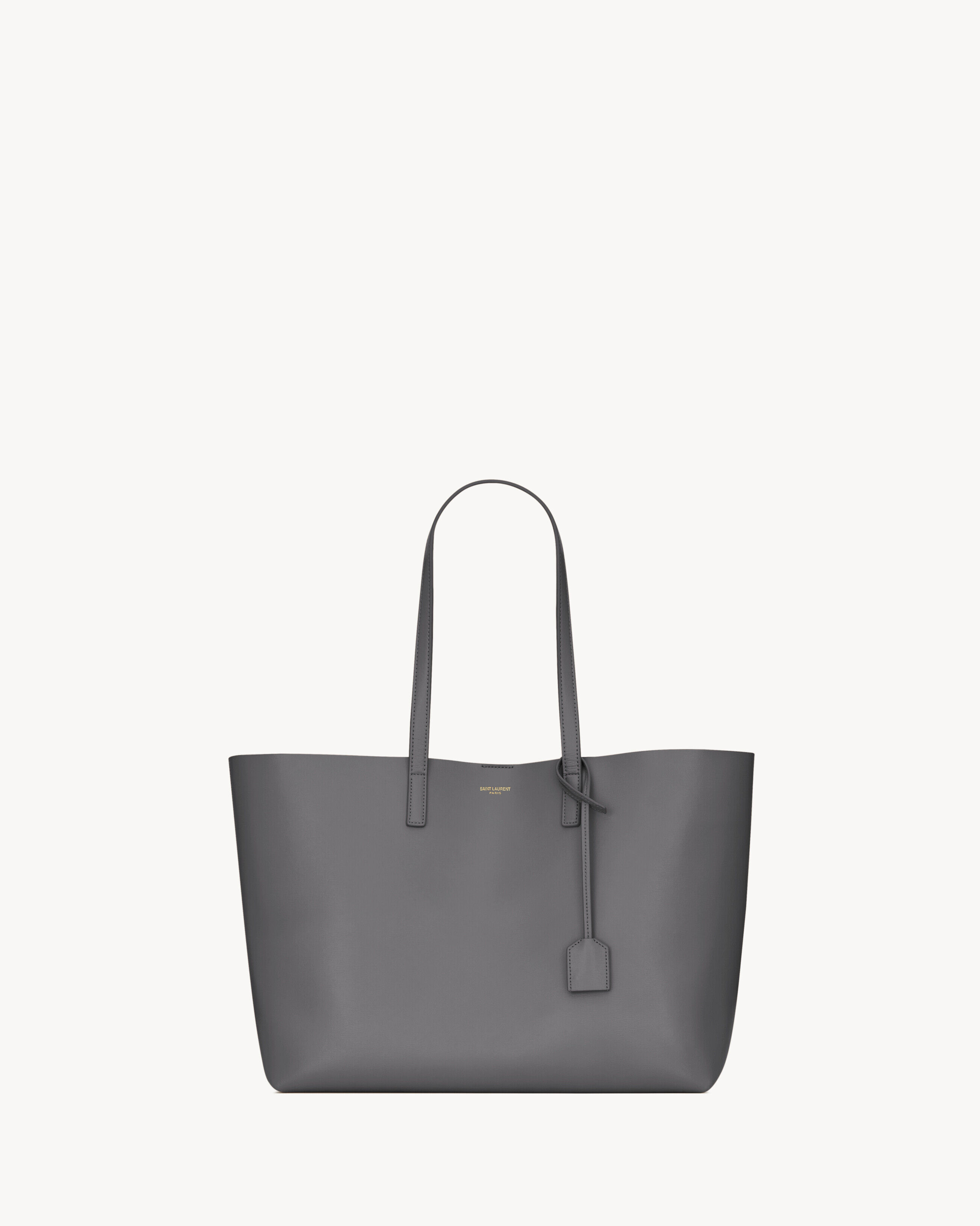 Saint Laurent Shopping Leather - Grey - Women