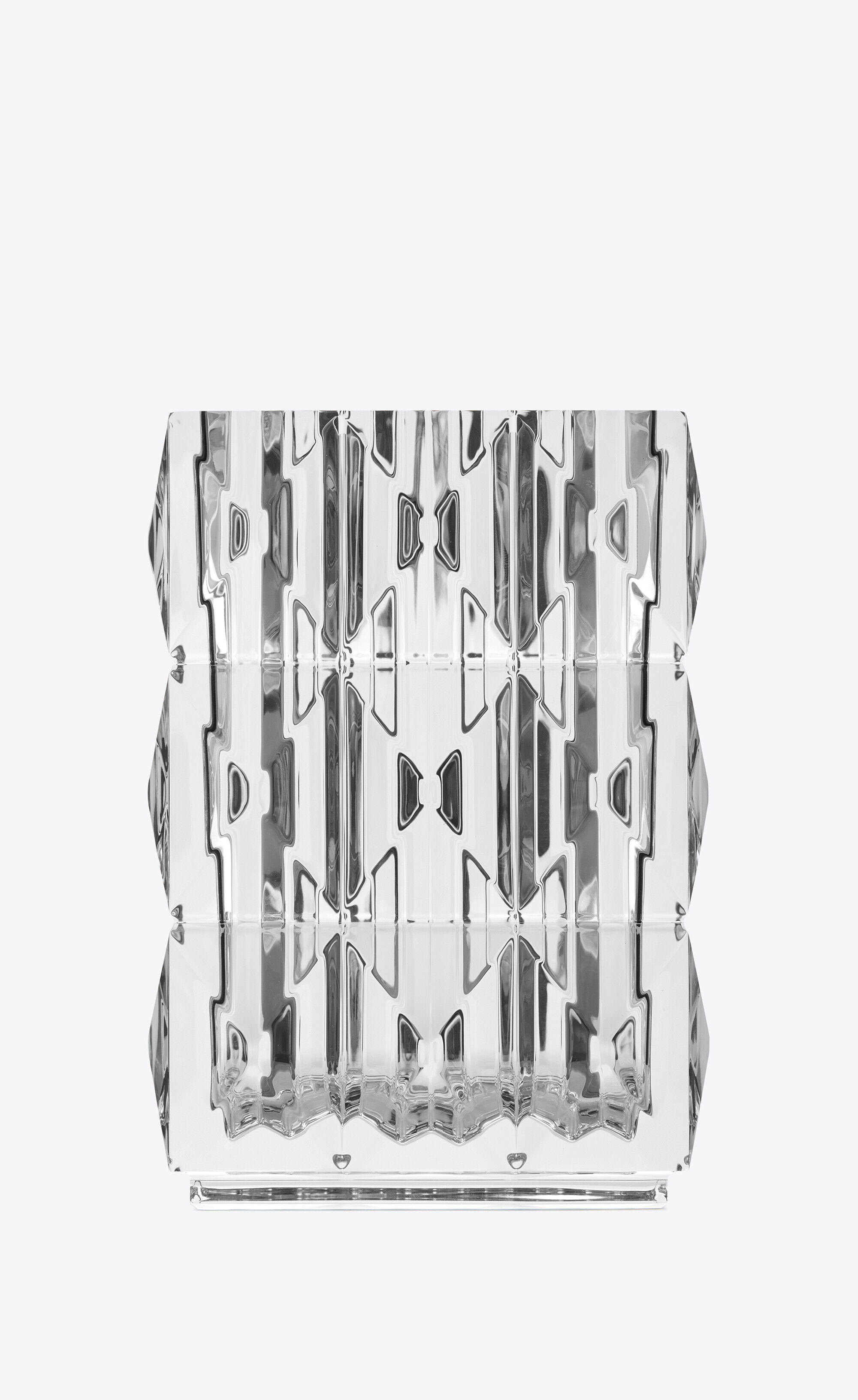 Rive Droite Baccarat Louxor Vase In Crystal - Grey