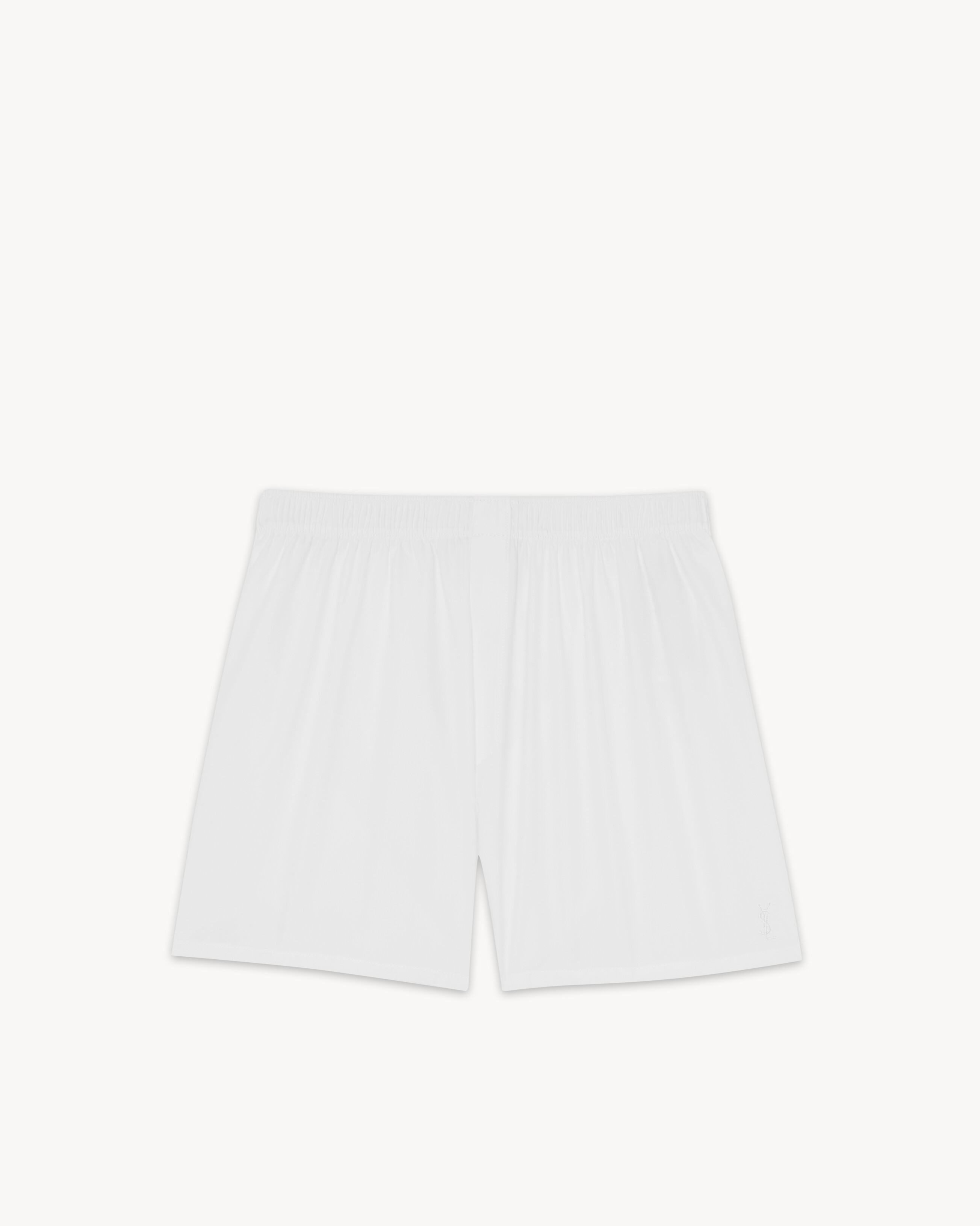 Rive Droite Boxer Shorts In Poplin - White - Men - XL