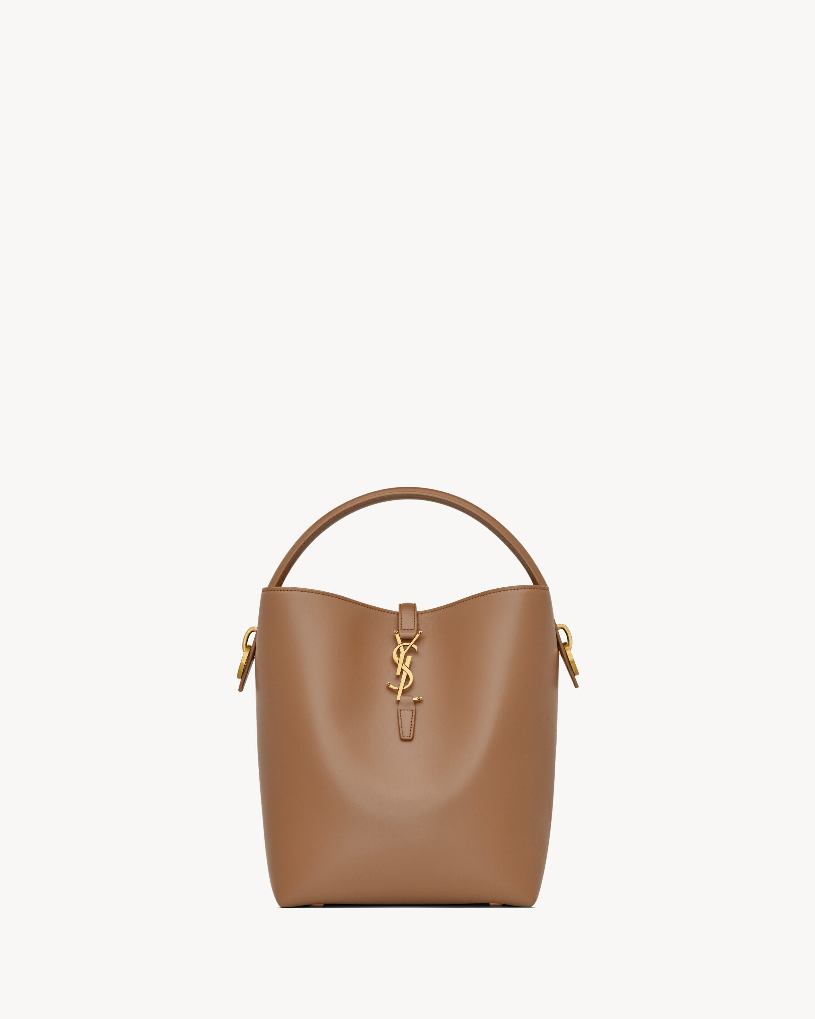 Saint Laurent Le 37 De Piel Brillante - Ámbar - Mujer