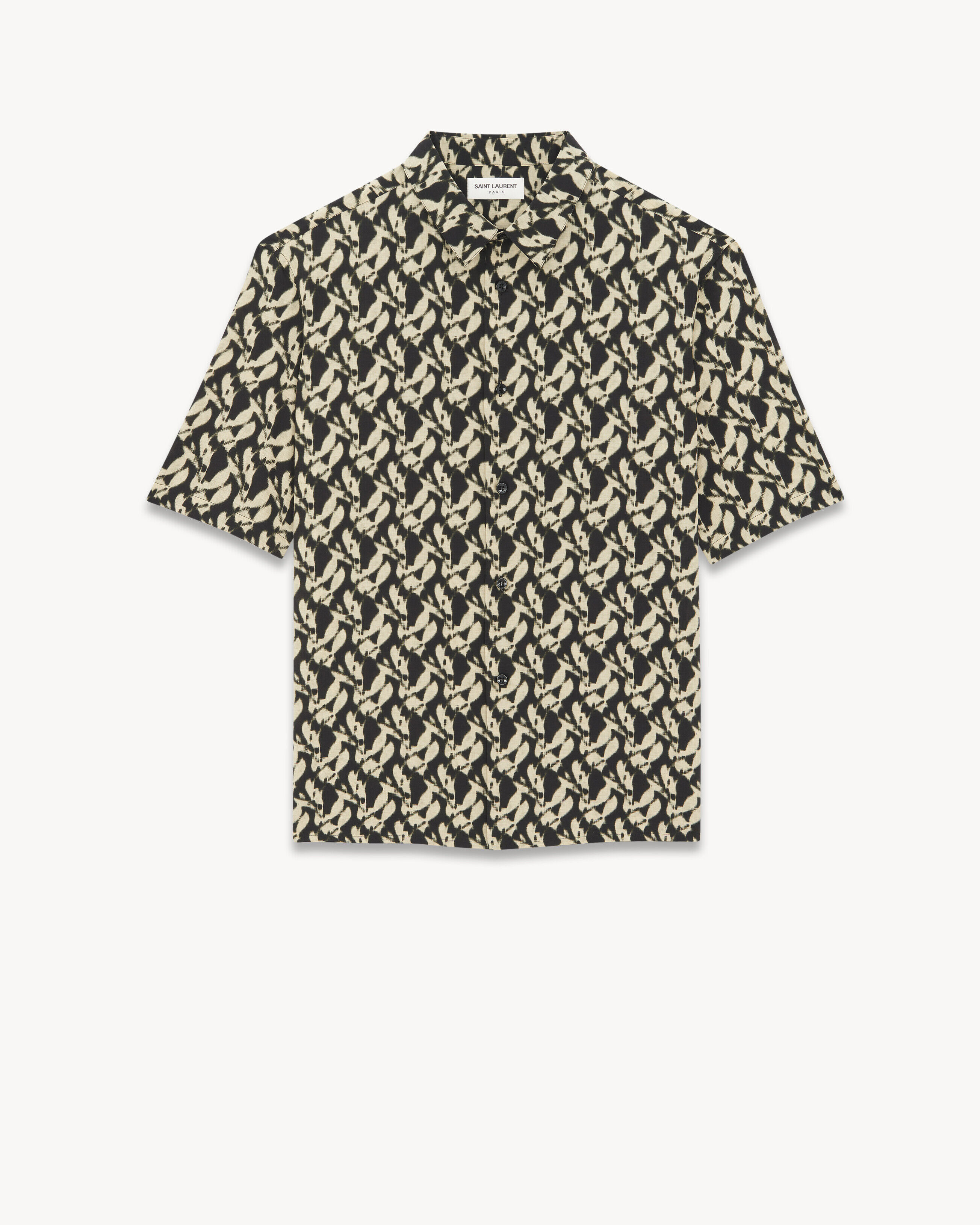 Saint Laurent Camicia In Voile Di Viscosa - Nero - One Sizeomo - 40