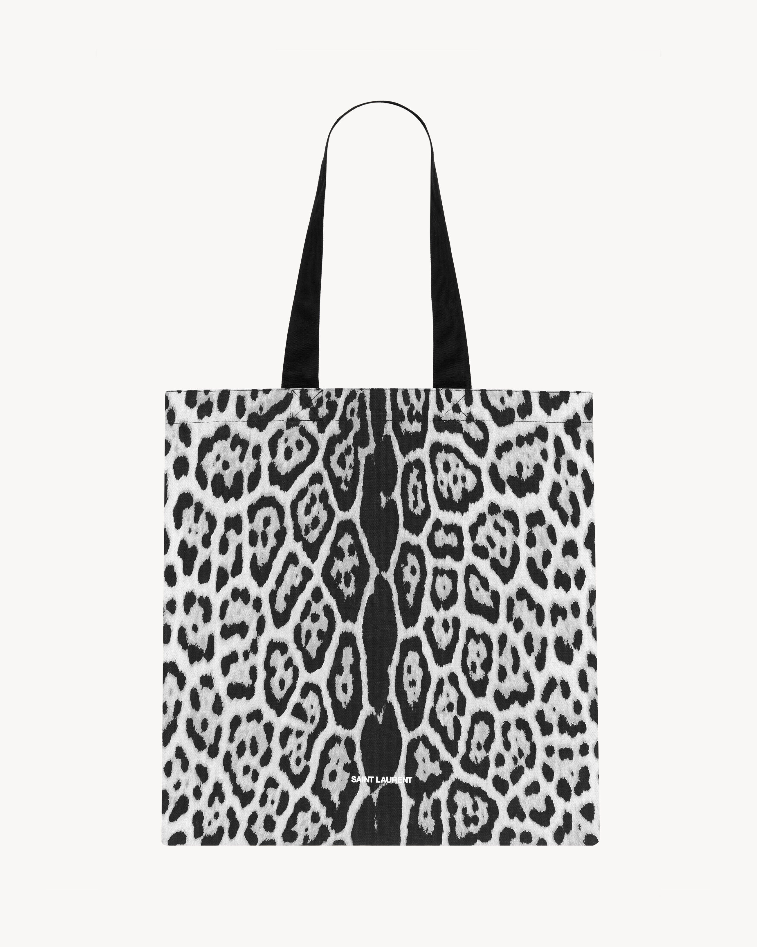 Rive Droite Leopard Totebag - Black