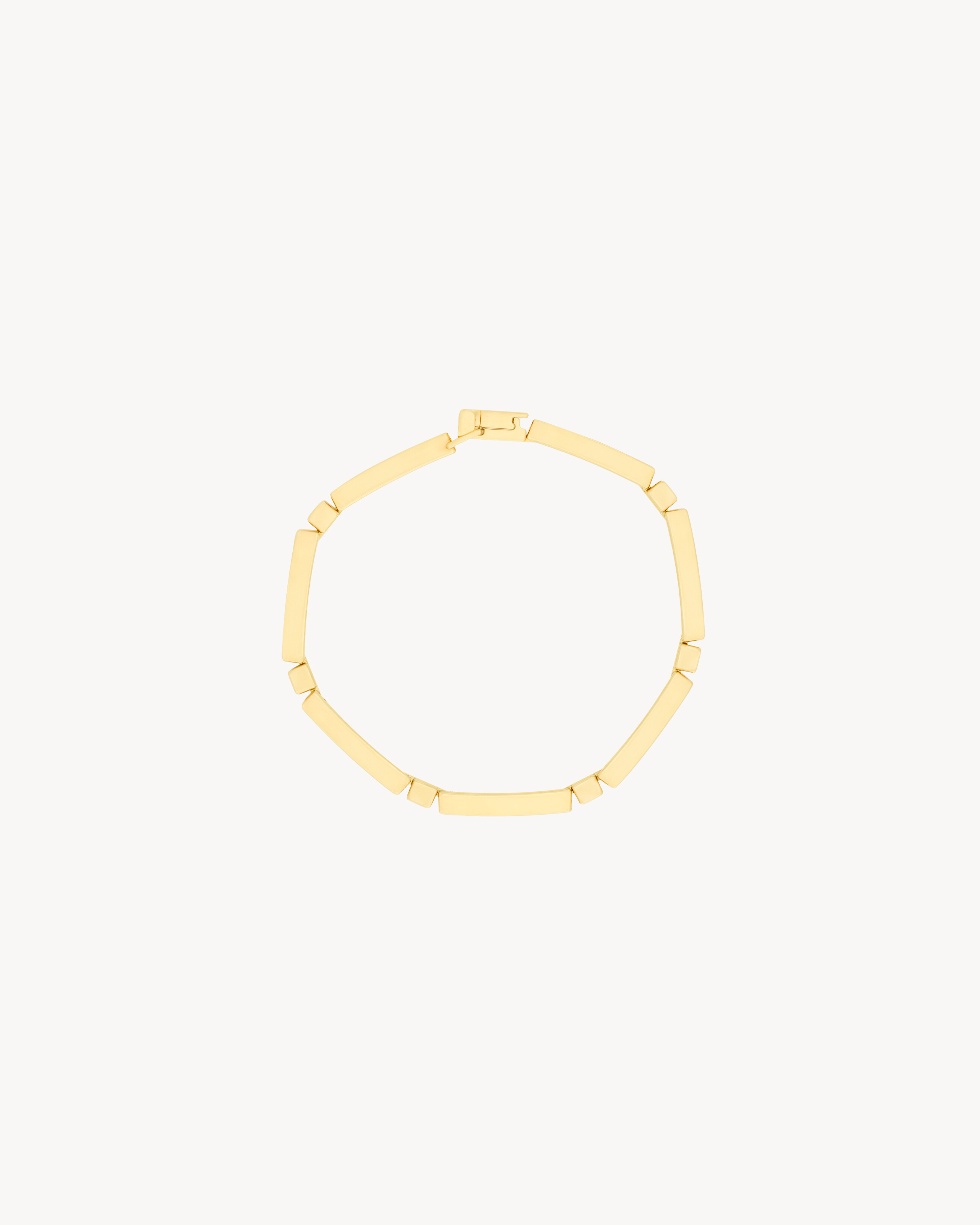 Saint Laurent Bar Bracelet In Metal - Yellow/gold - Women - L