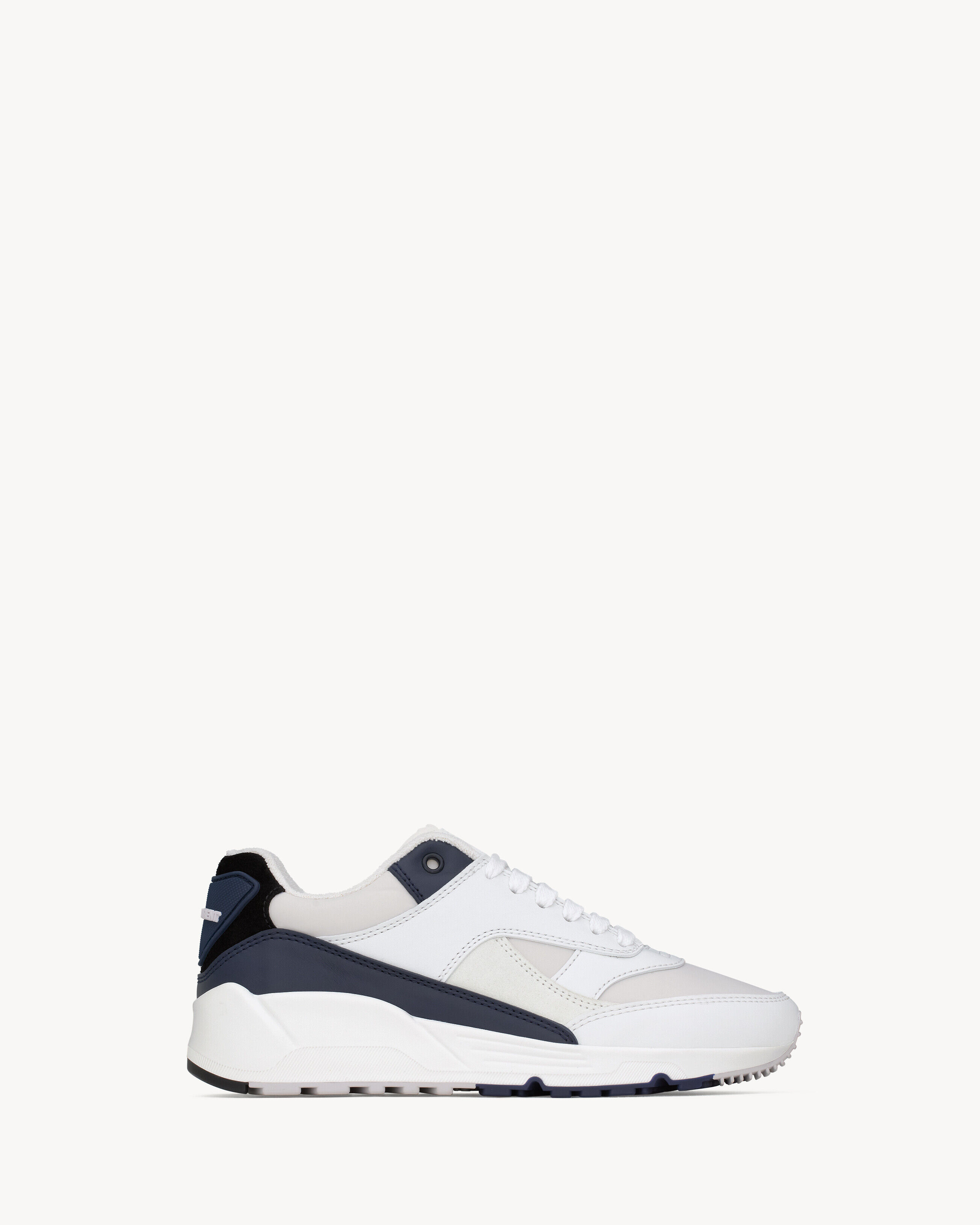 Saint Laurent Bump Sneakers In Smooth Leather - White - Men - 40