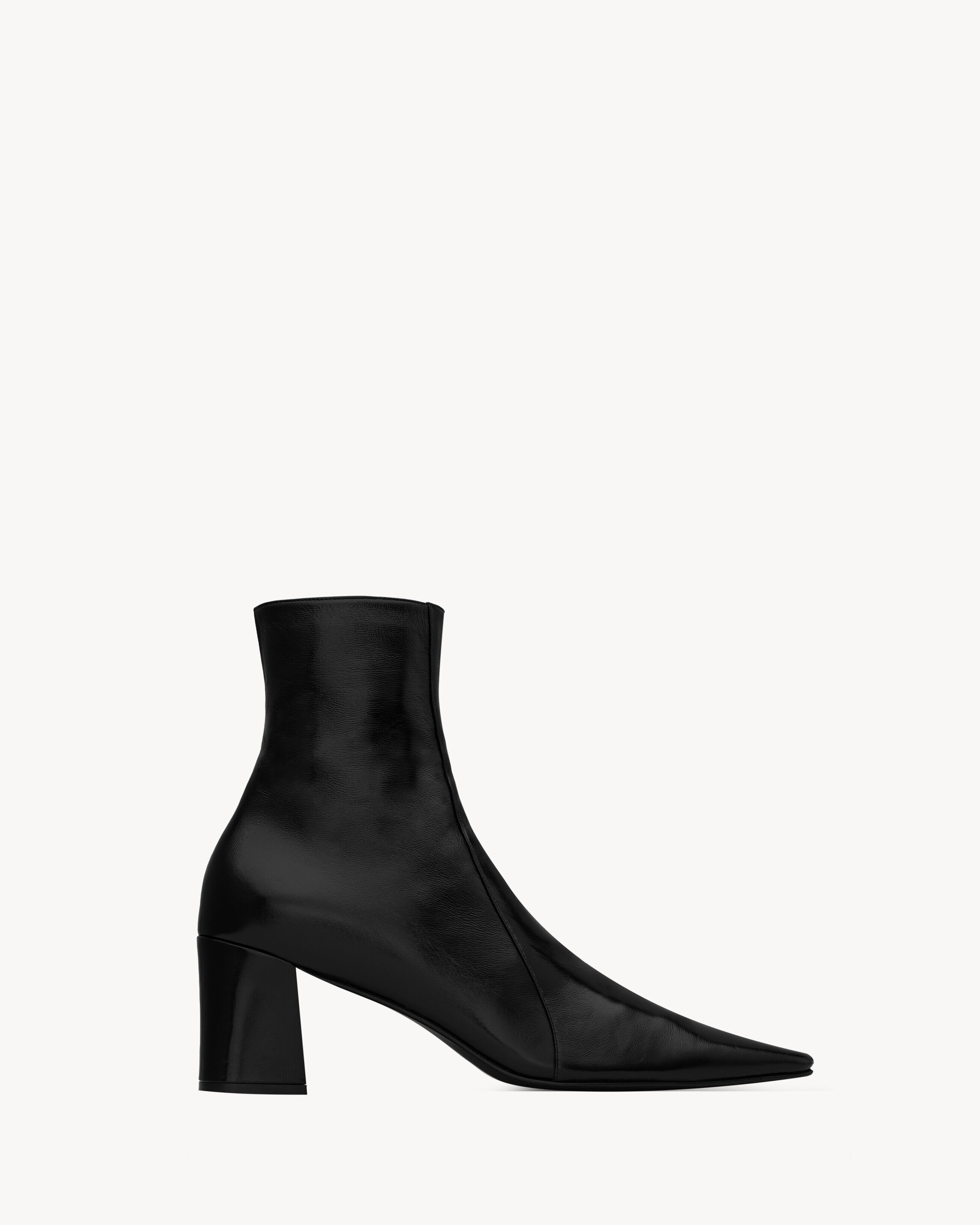 Saint Laurent Rainer Boots In Smooth Leather - Black - Men - 46