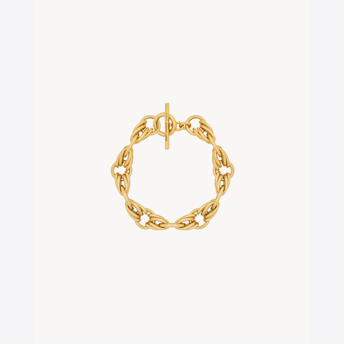 Saint Laurent Rope Chain Bracelet In Metal - Yellow/gold - Women - S