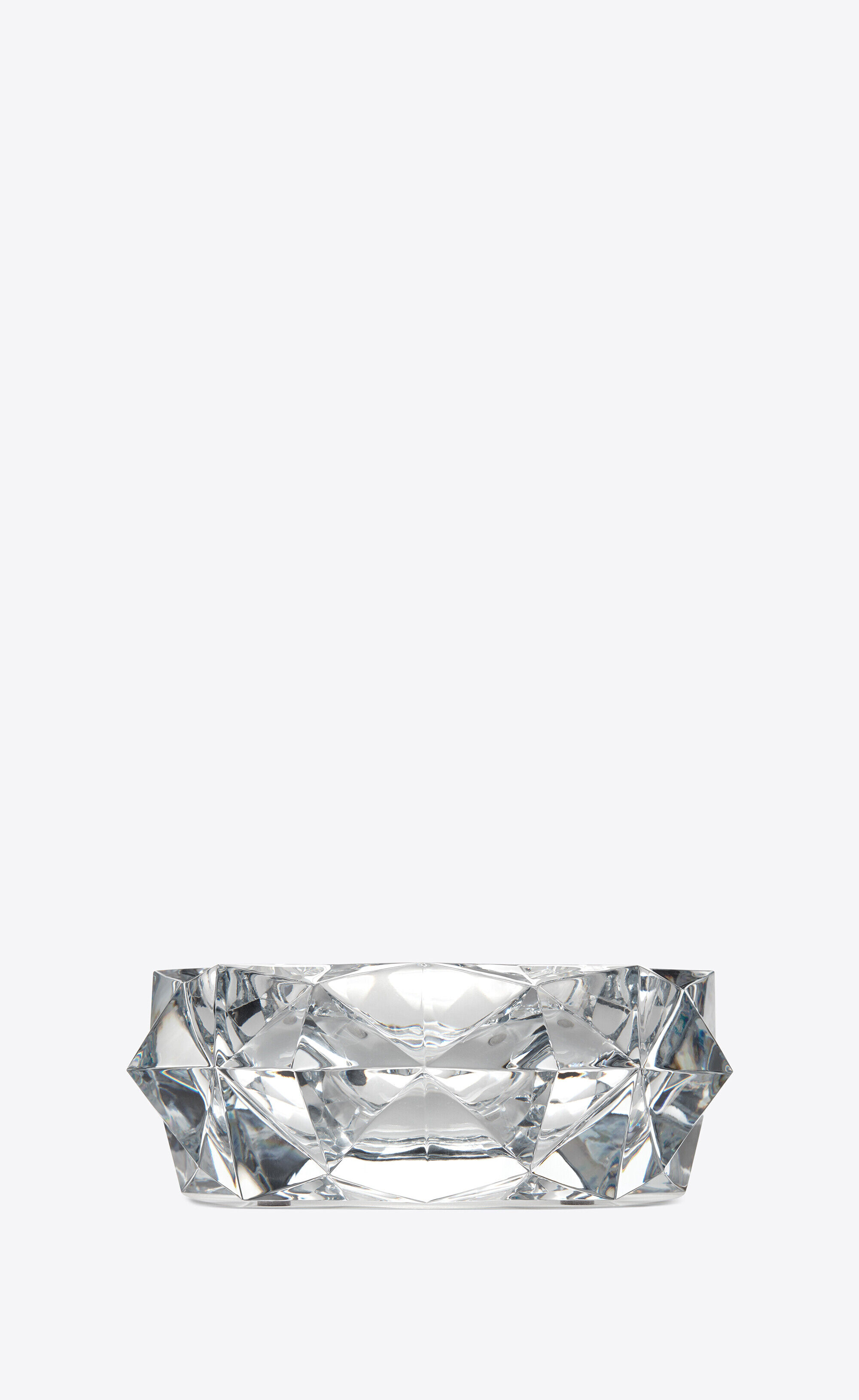 Saint Laurent Baccarat Cordoue Ashtray In Crystal - Grigio