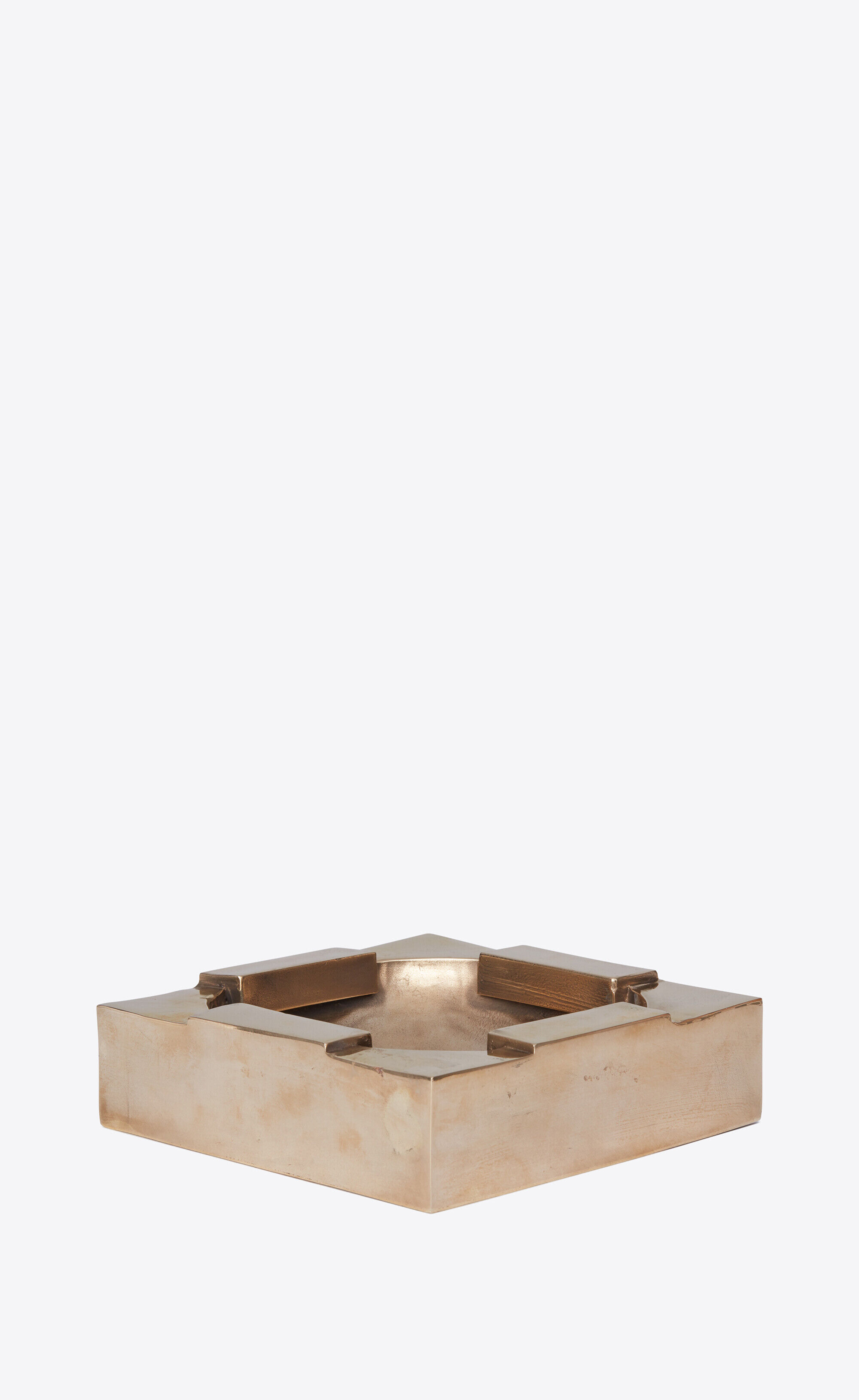 Rive Droite Pin Tray In Brass - Yellow/gold