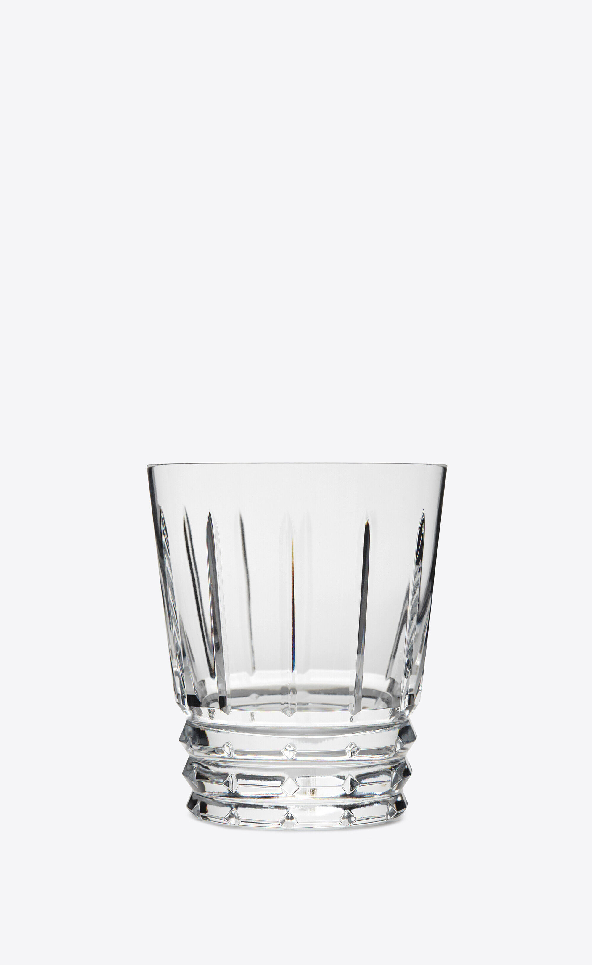 Saint Laurent Baccarat Arlequin And Harmonie Glasses - Grey