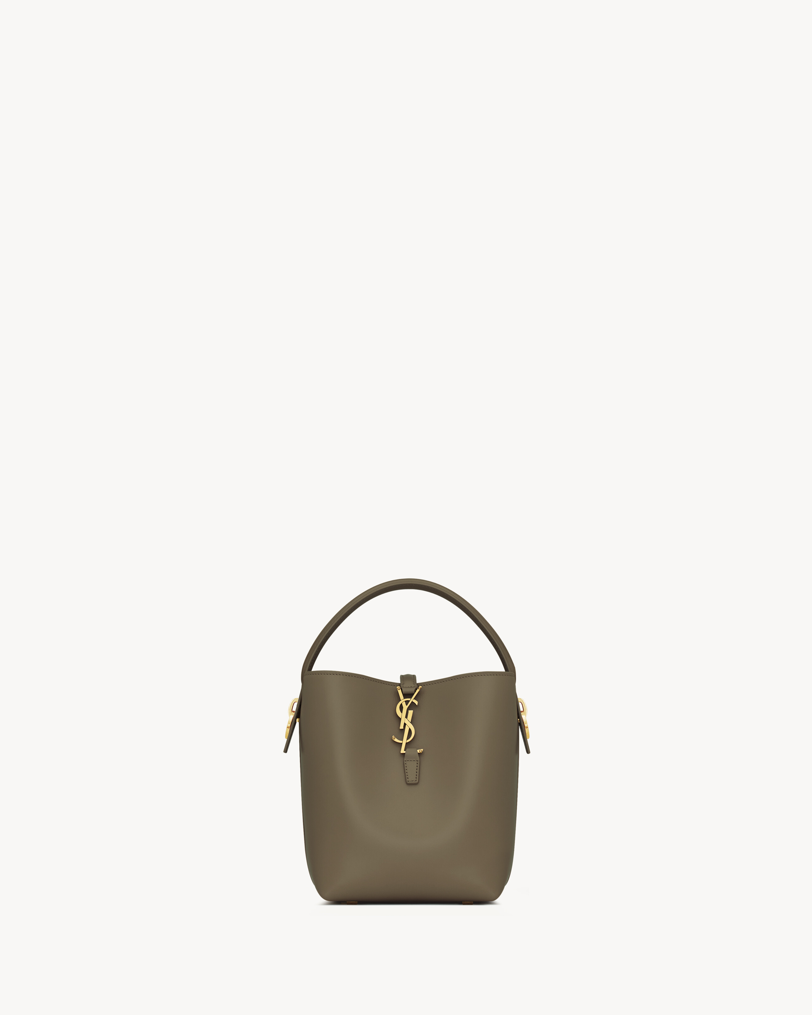 Saint Laurent Le 37 Small In Shiny Leather - Green - Women