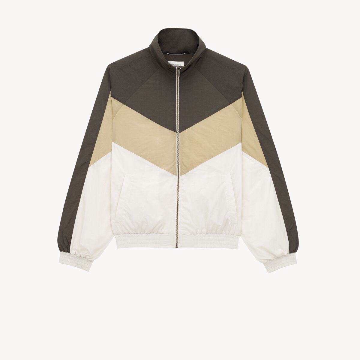 Saint Laurent Blouson In Crinkled Nylon - Amber - Men - 38