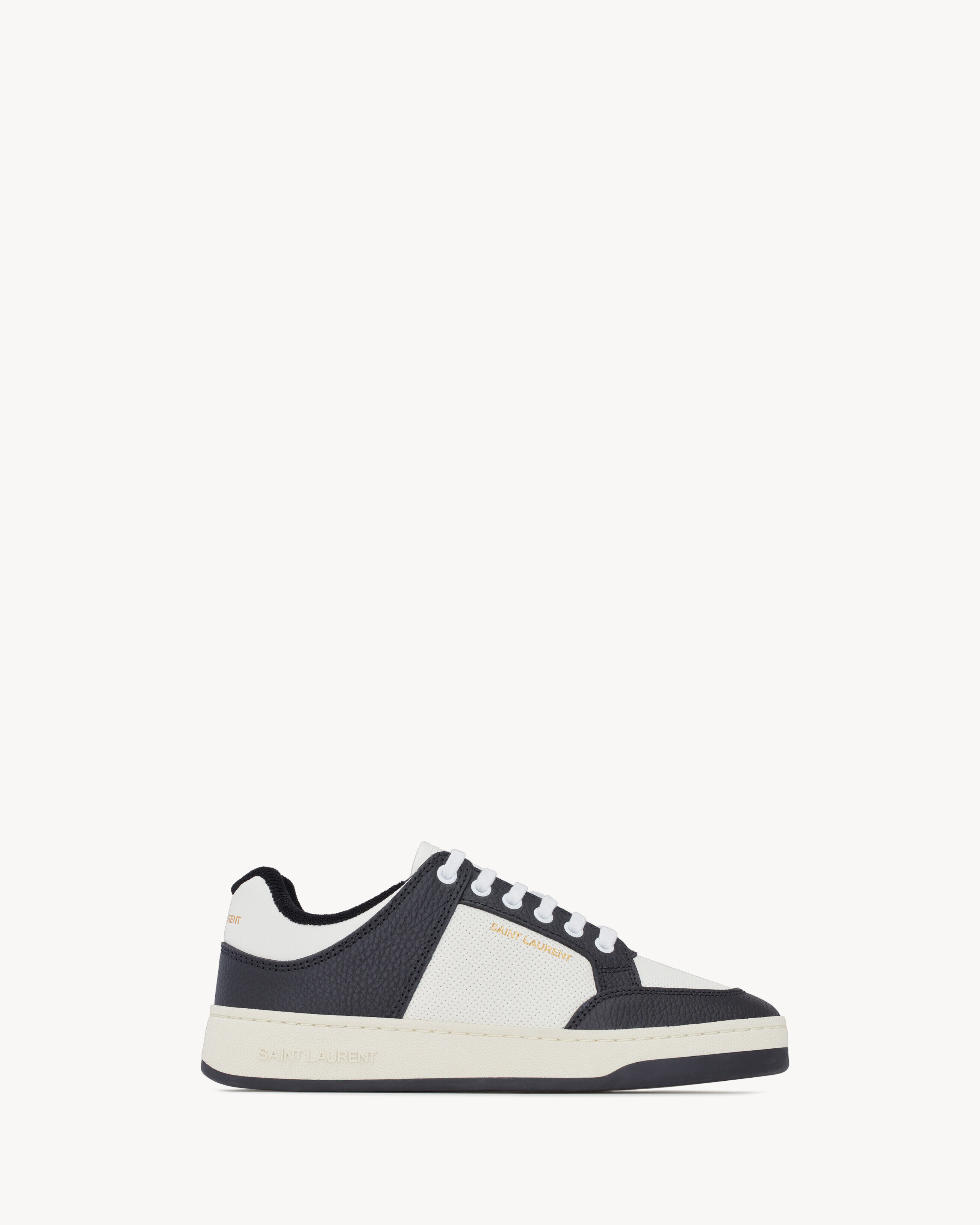 Saint Laurent Sl/61 Sneakers In Perforated Leather - White - Women - 42