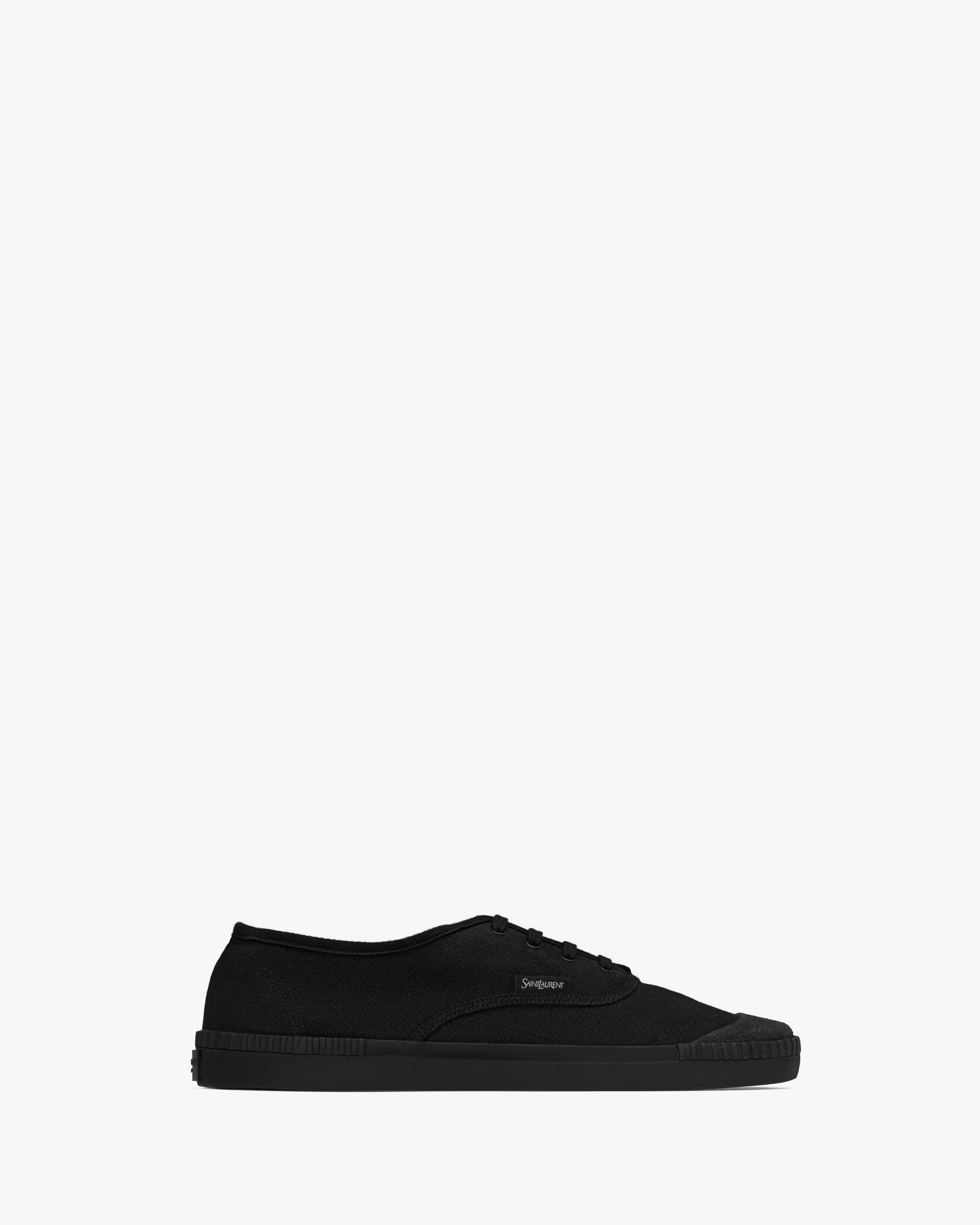 Saint Laurent Wes Sneakers In Canvas - Black - Men - 7.5