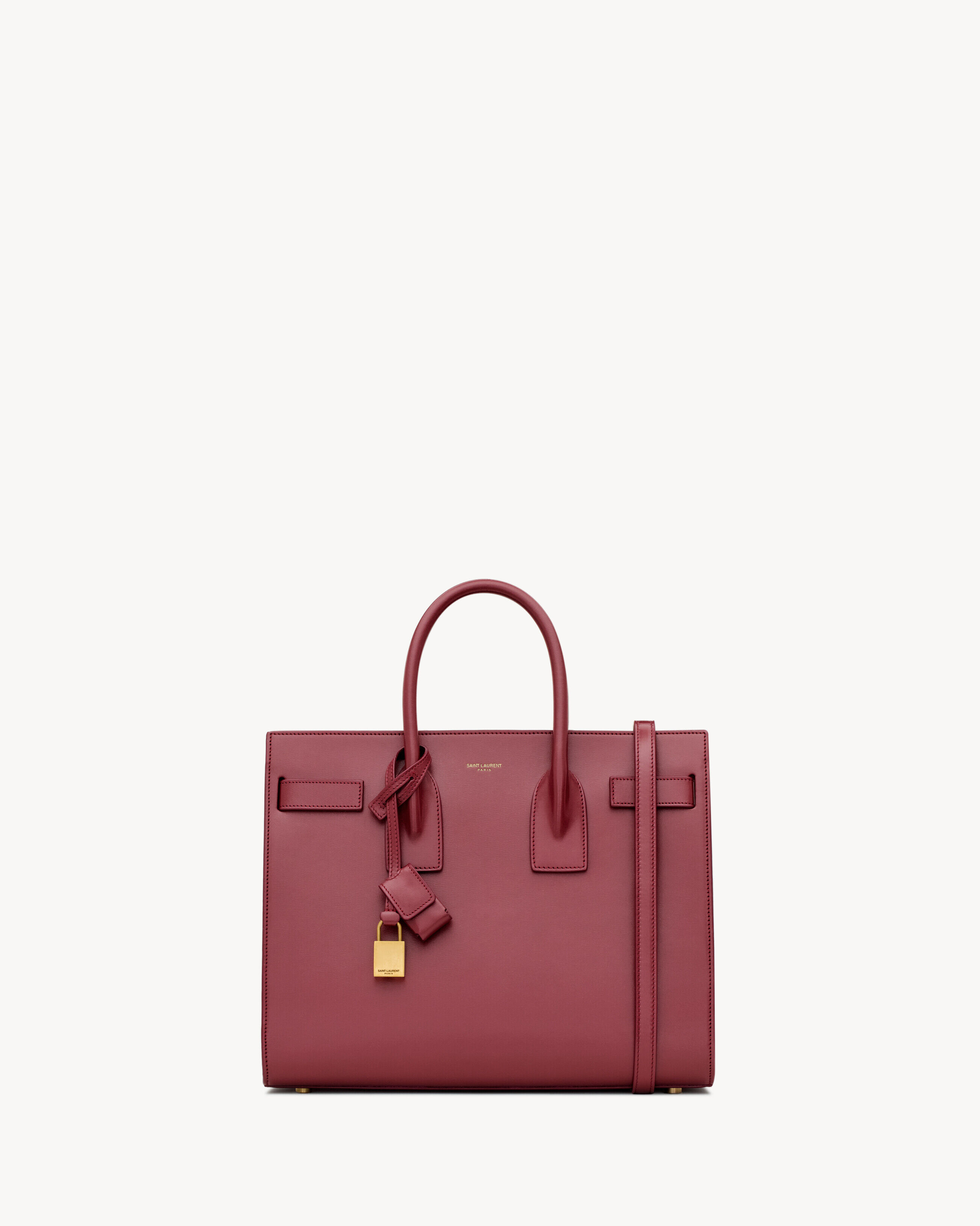 Saint Laurent Sac De Jour In Smooth Leather - Small - Red - Women