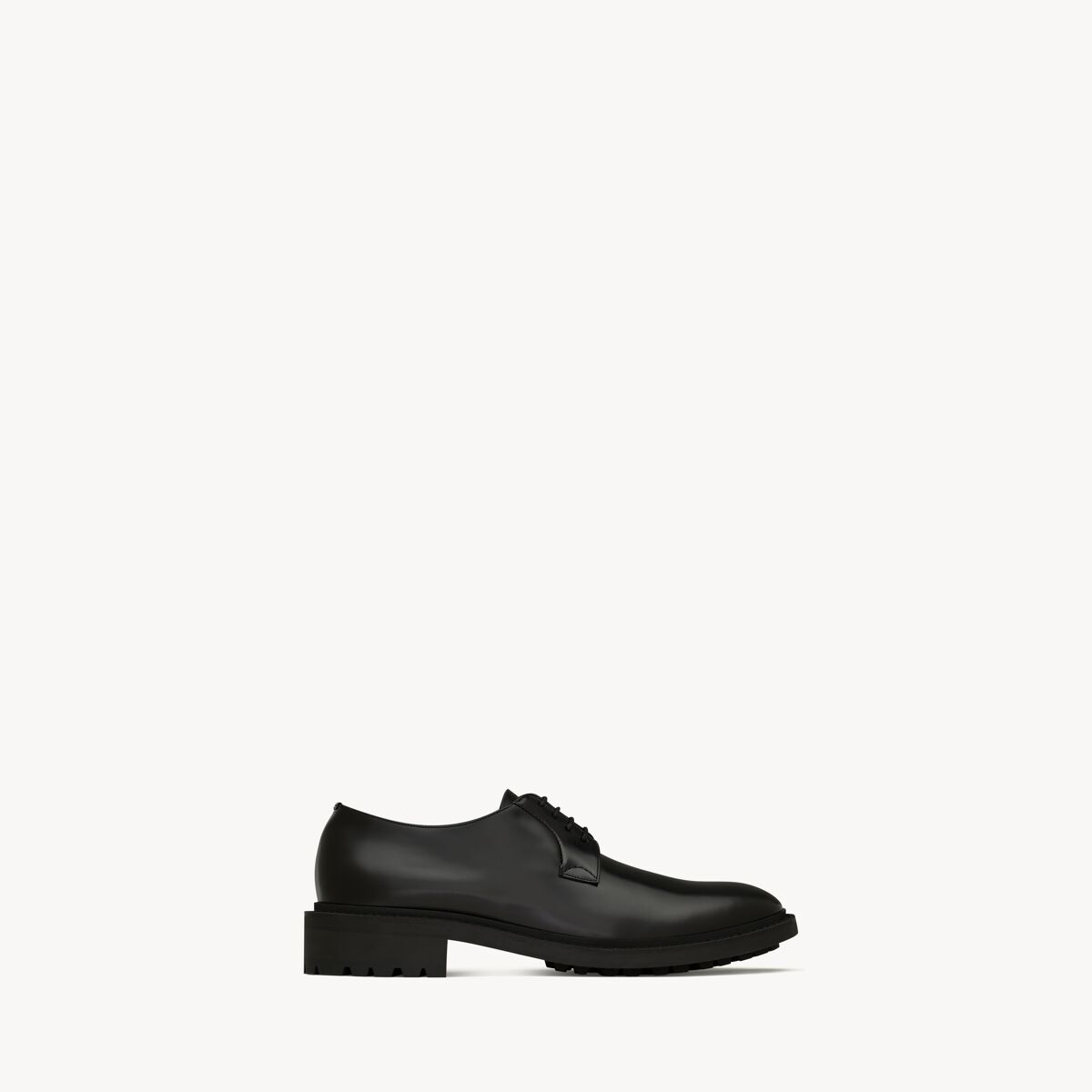 Saint Laurent Derby Antoine In Pelle Liscia - Nero - One Sizeomo - 45.5