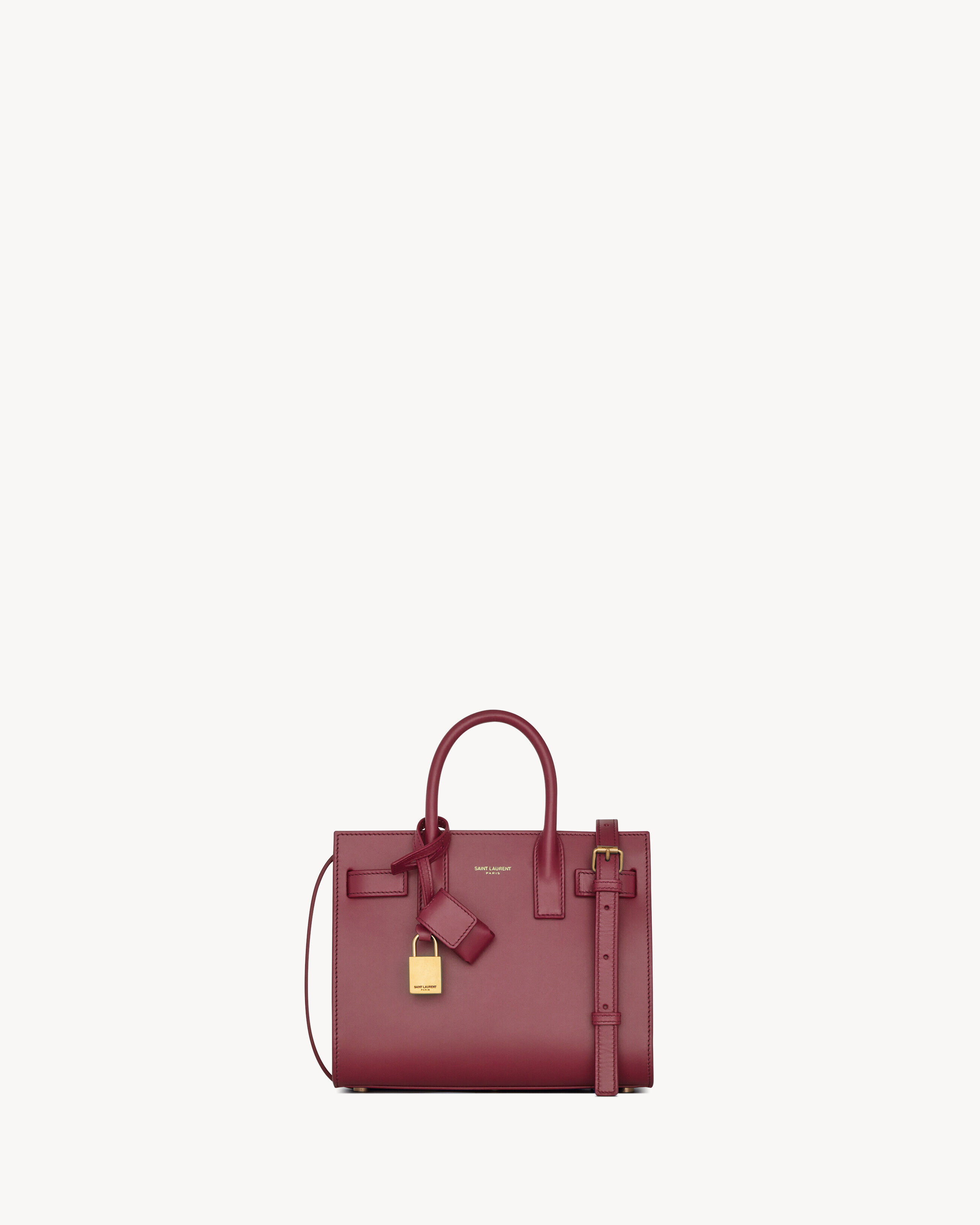 Saint Laurent Sac De Jour In Smooth Leather - Nano - Red - Women
