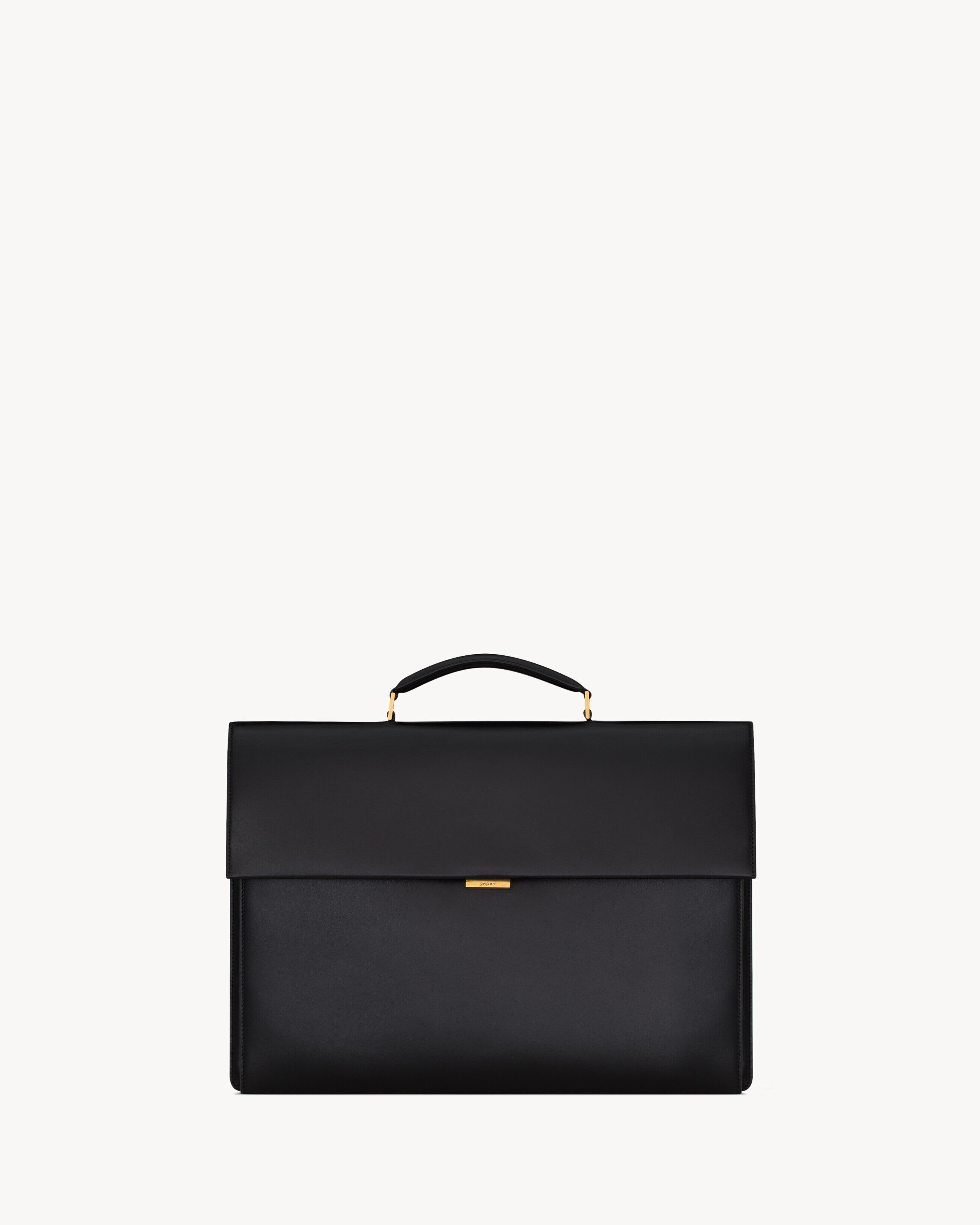Saint Laurent Briefcase In Box - Black - Men