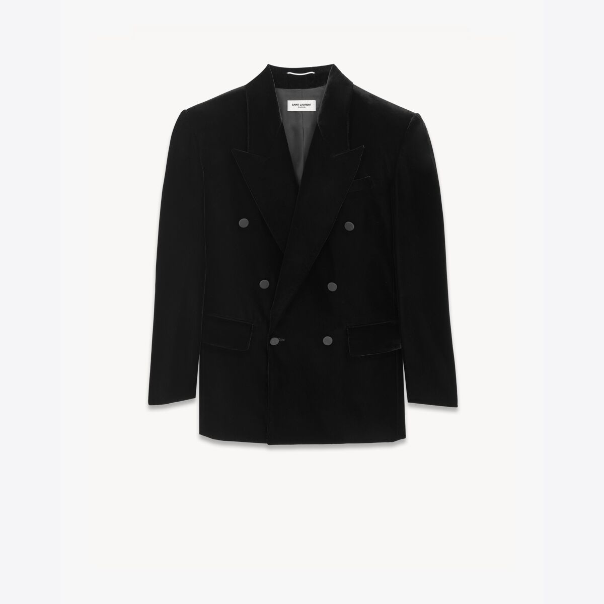 Saint Laurent Oversized Jacket In Velvet - Black - Men - 34