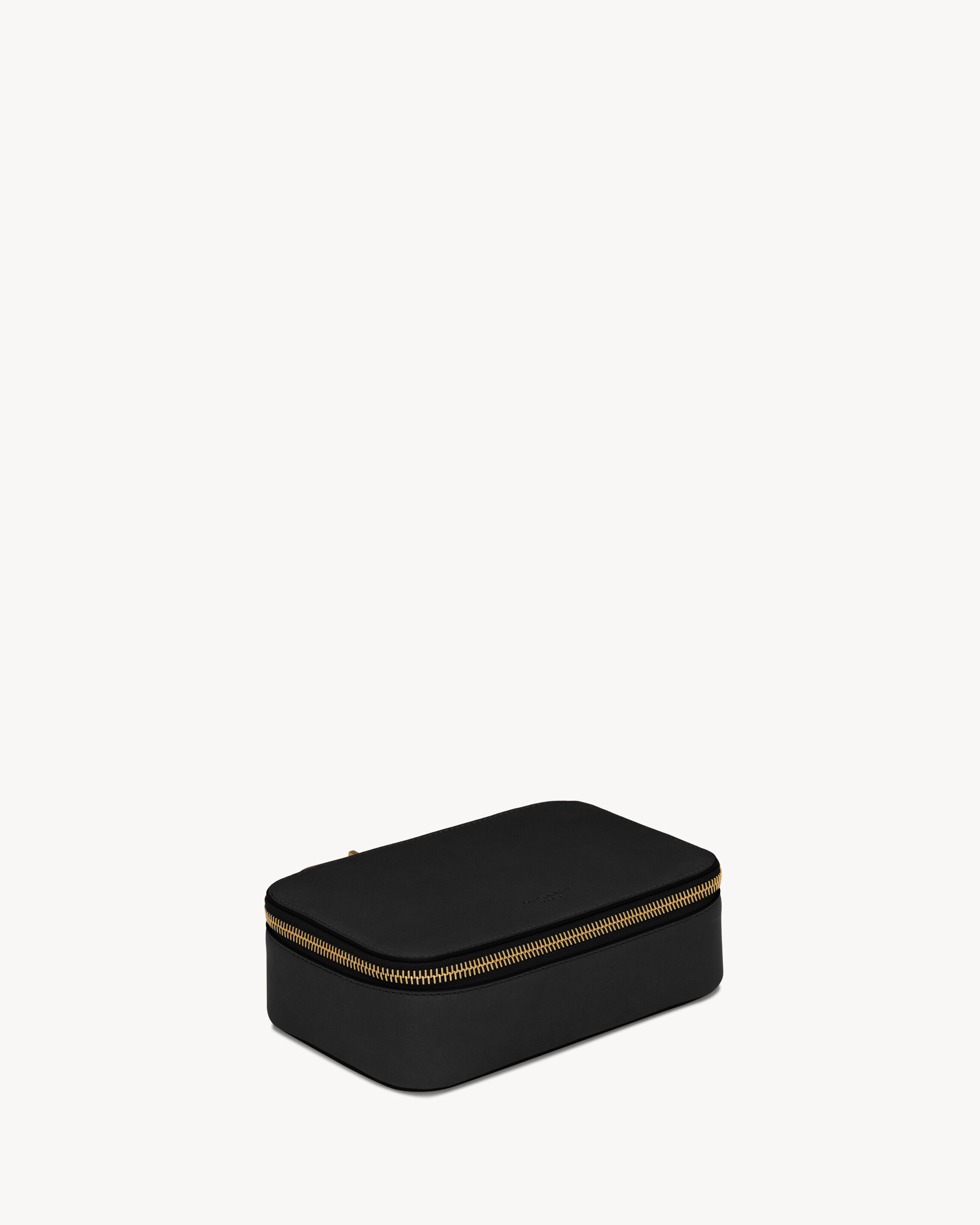 Rive Droite Jewelry Box In Leather - Black