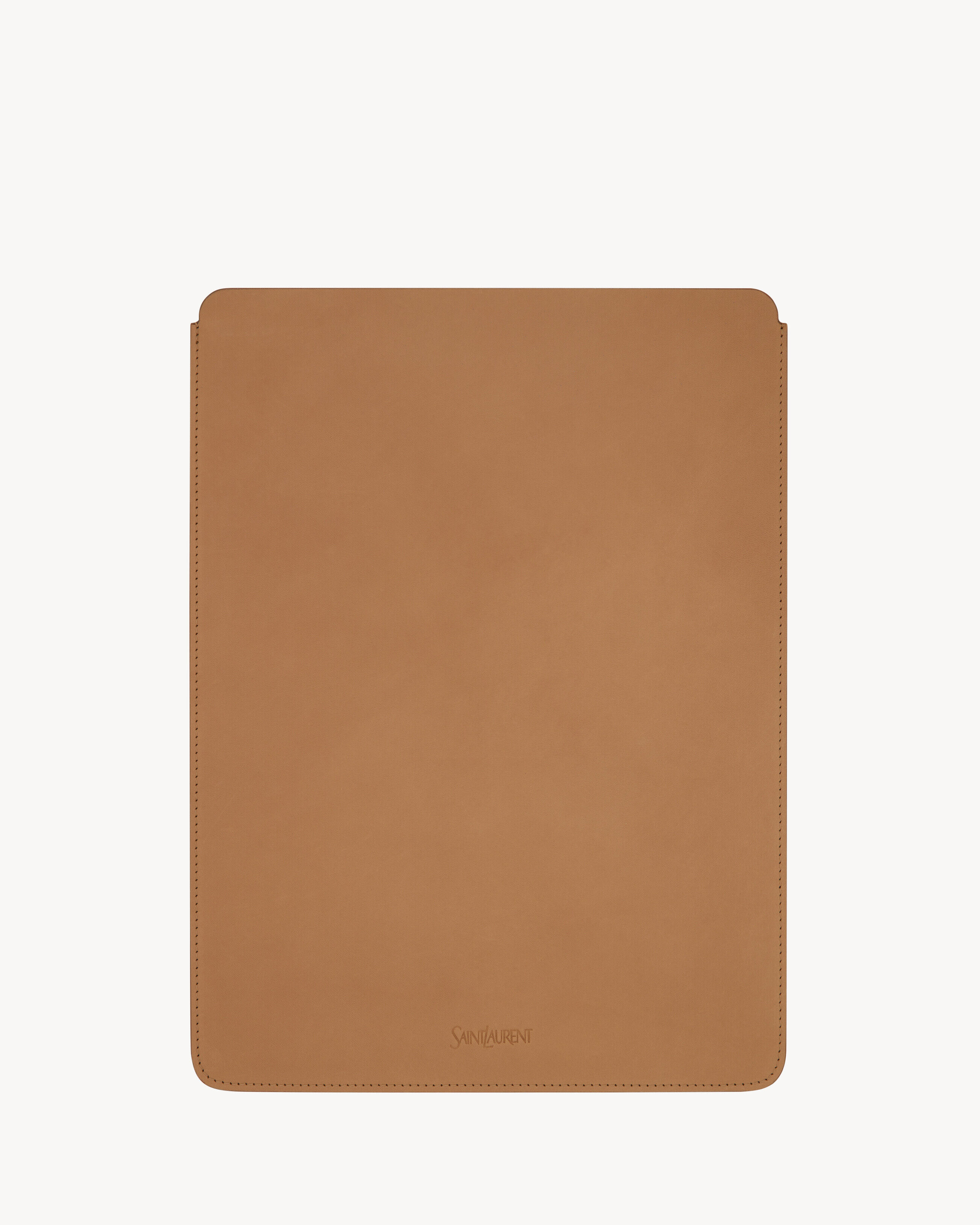 Rive Droite Laptop Sleeve In Leather - Ambra