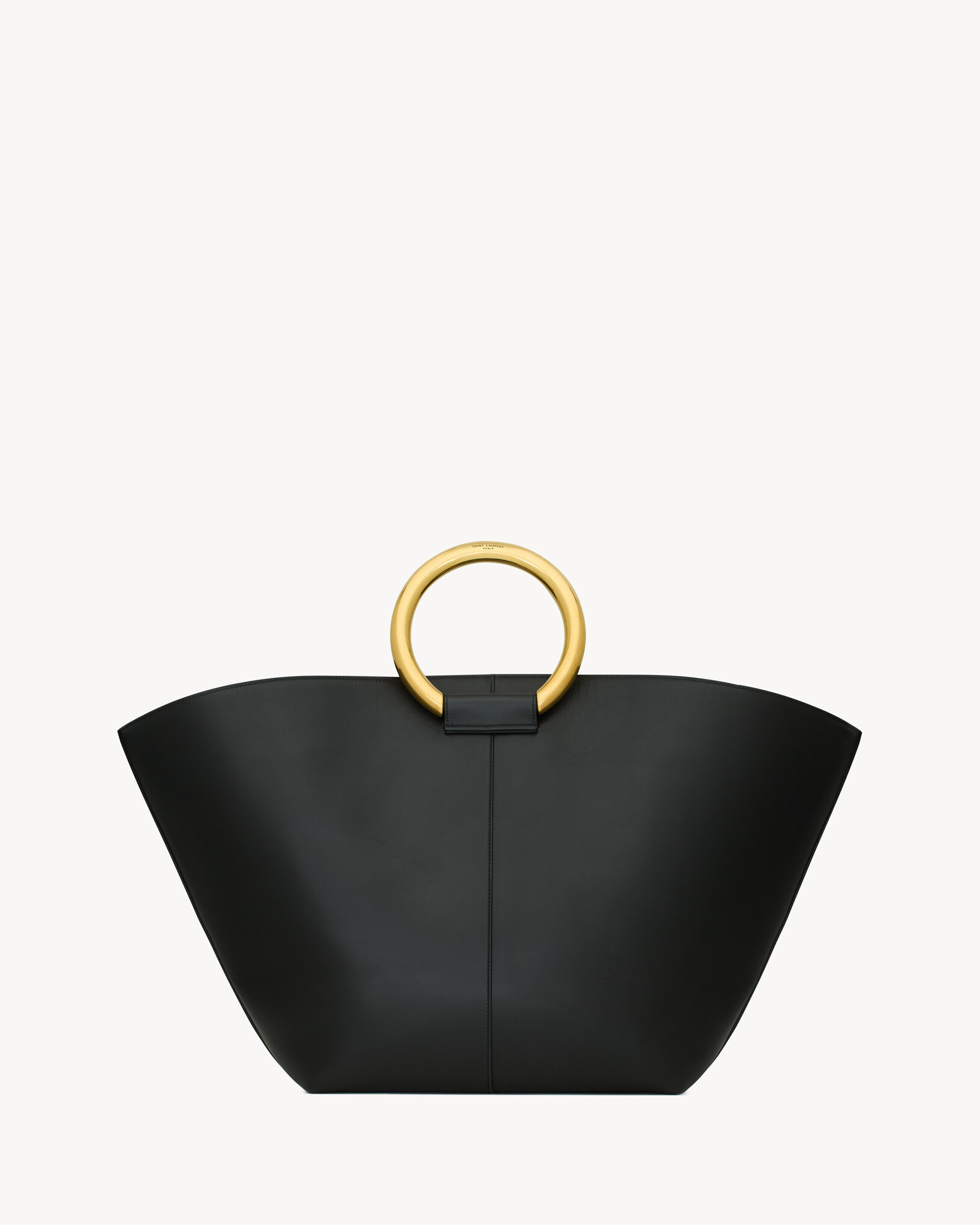 Saint Laurent Maxi Tote In Smooth Leather - Black - Women