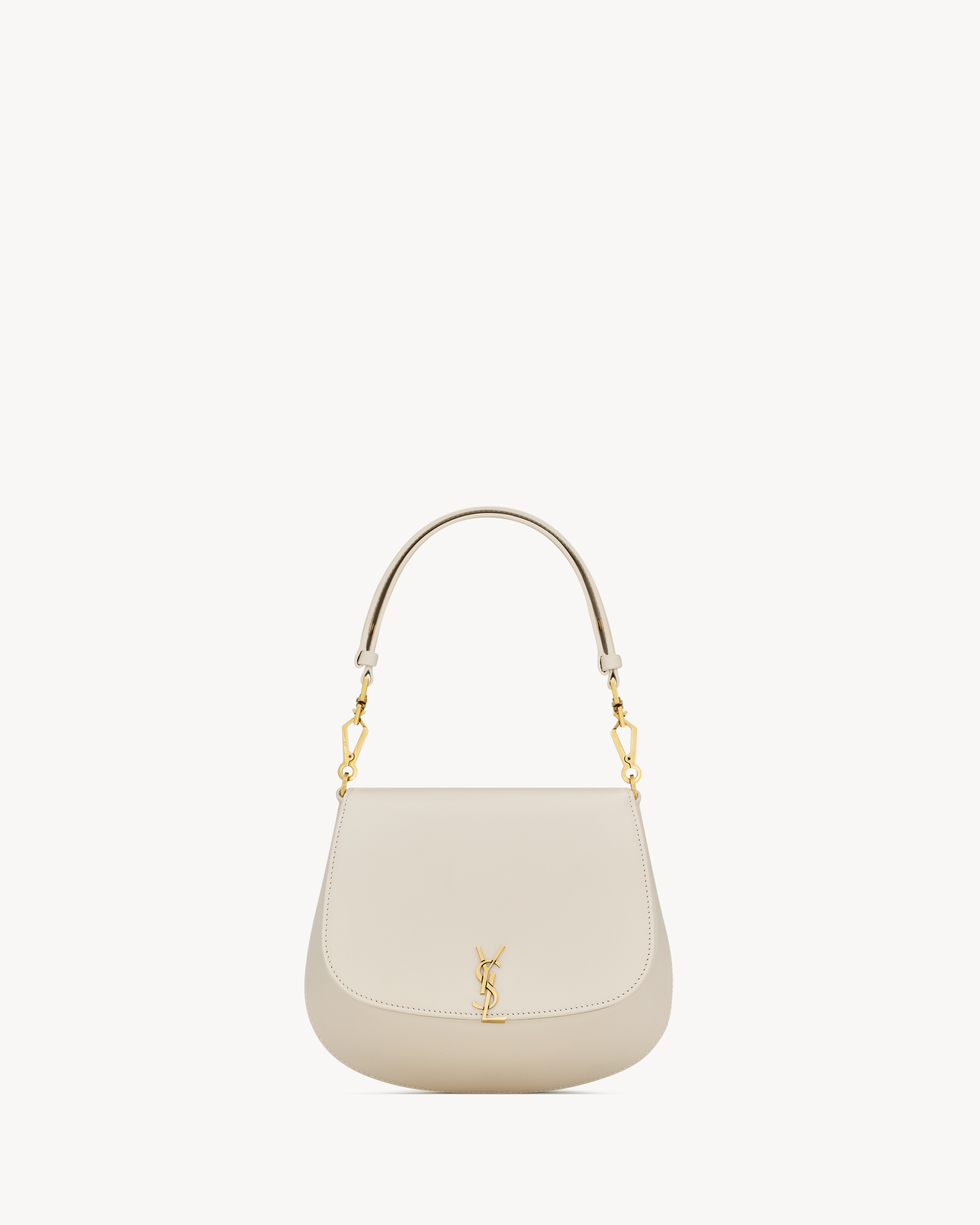 Saint Laurent Voltaire Top Handle In Box - White - Women