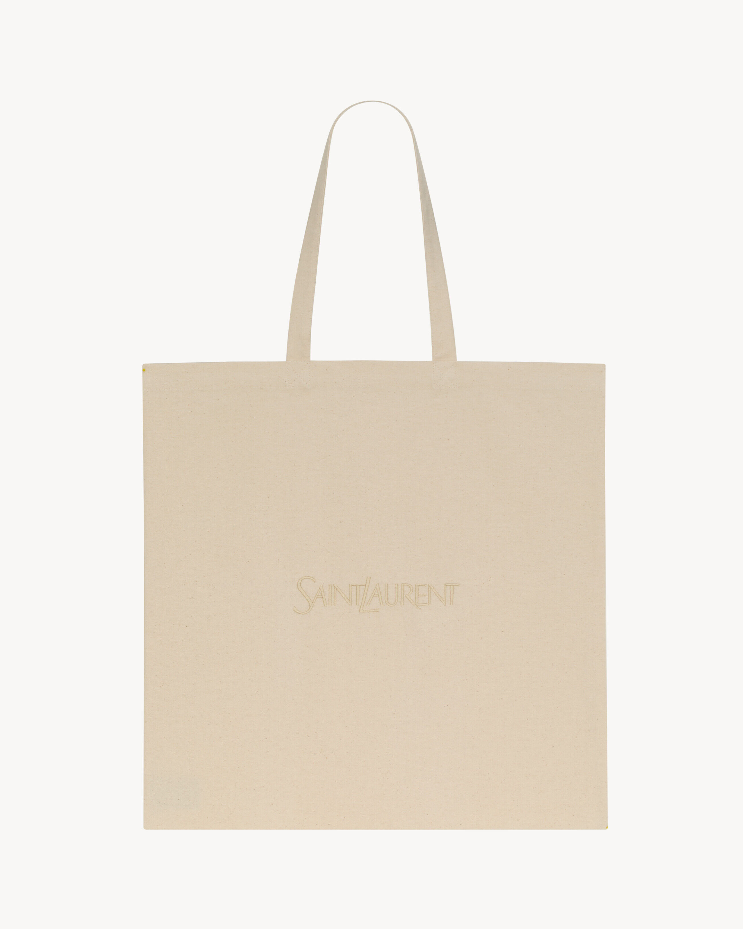 Rive Droite Oversized Totebag In Brushed Cotton - Beige