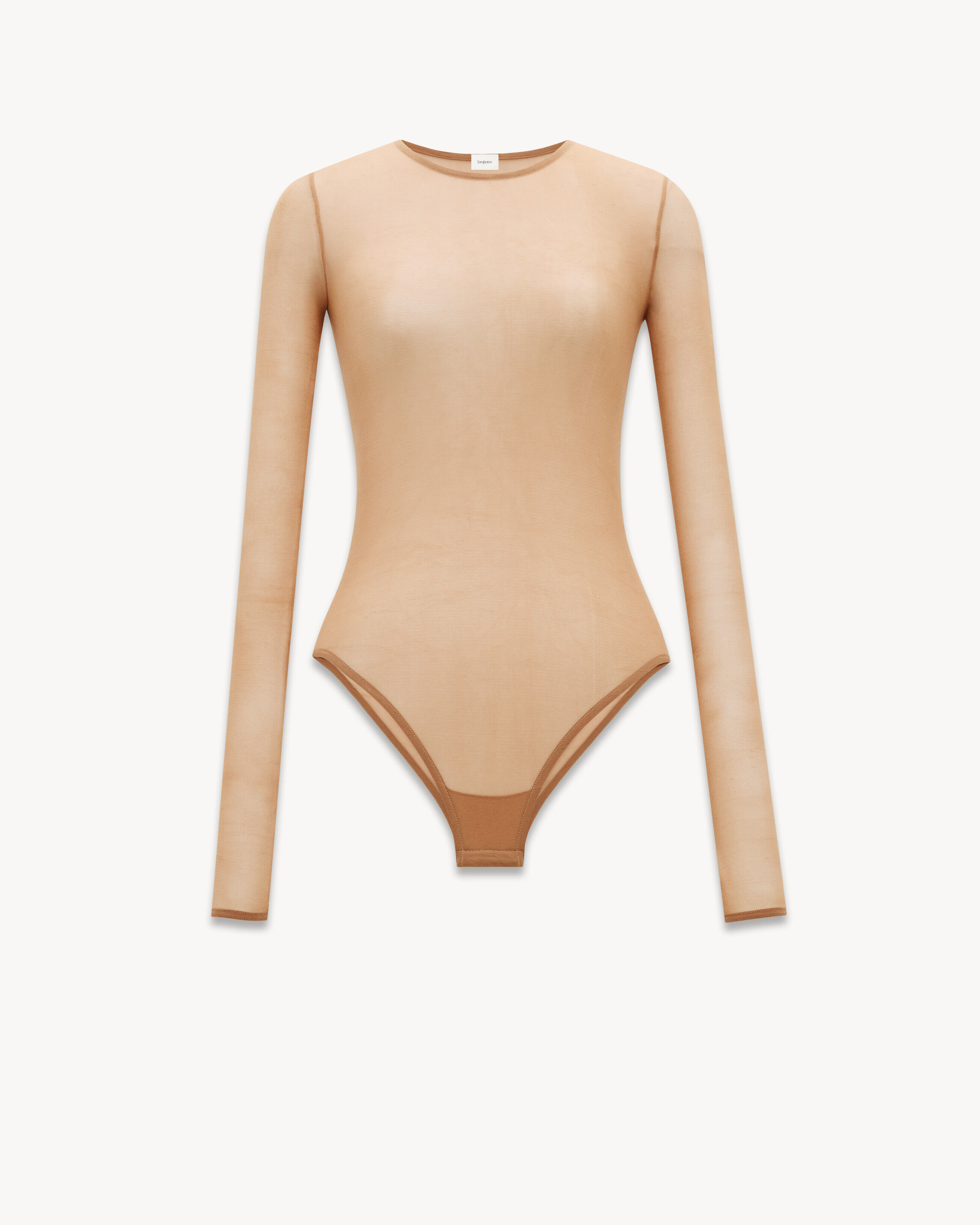 Saint Laurent Body In Jersey Stretch - Beige - Donna - XS